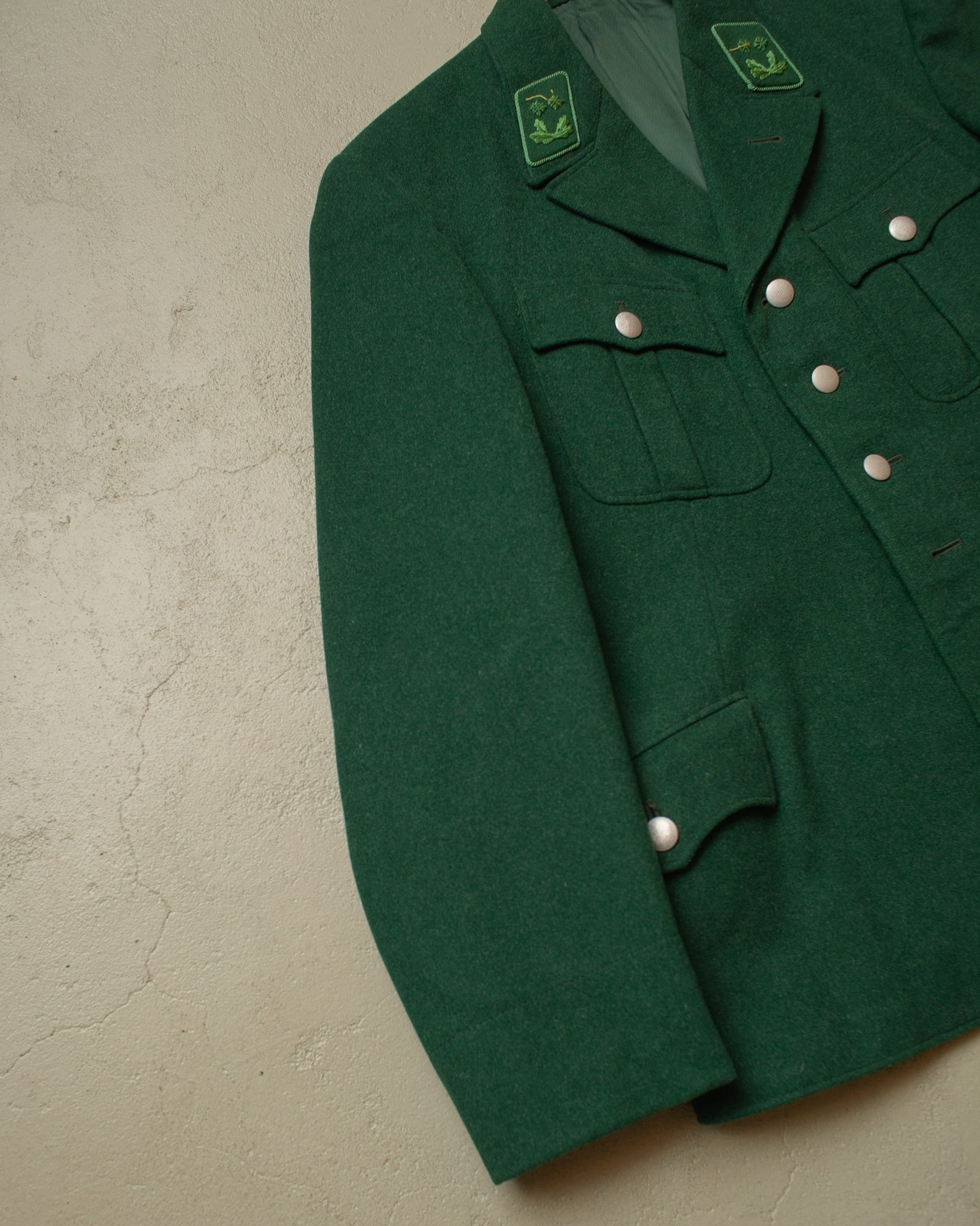 1950s German Police Uniform Suit Jacket green - M/L