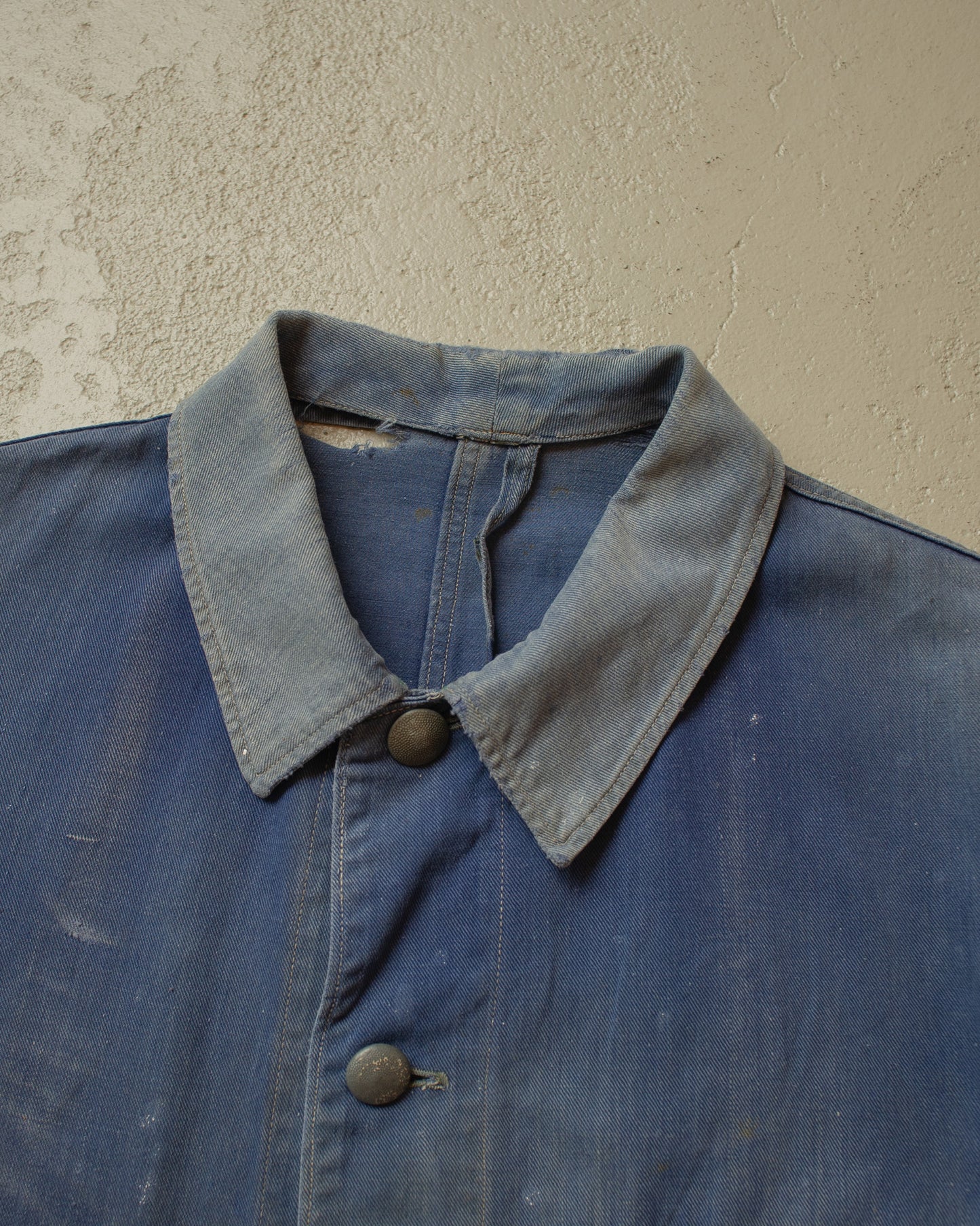 1950s repaired German Work Jacket blue - M/L