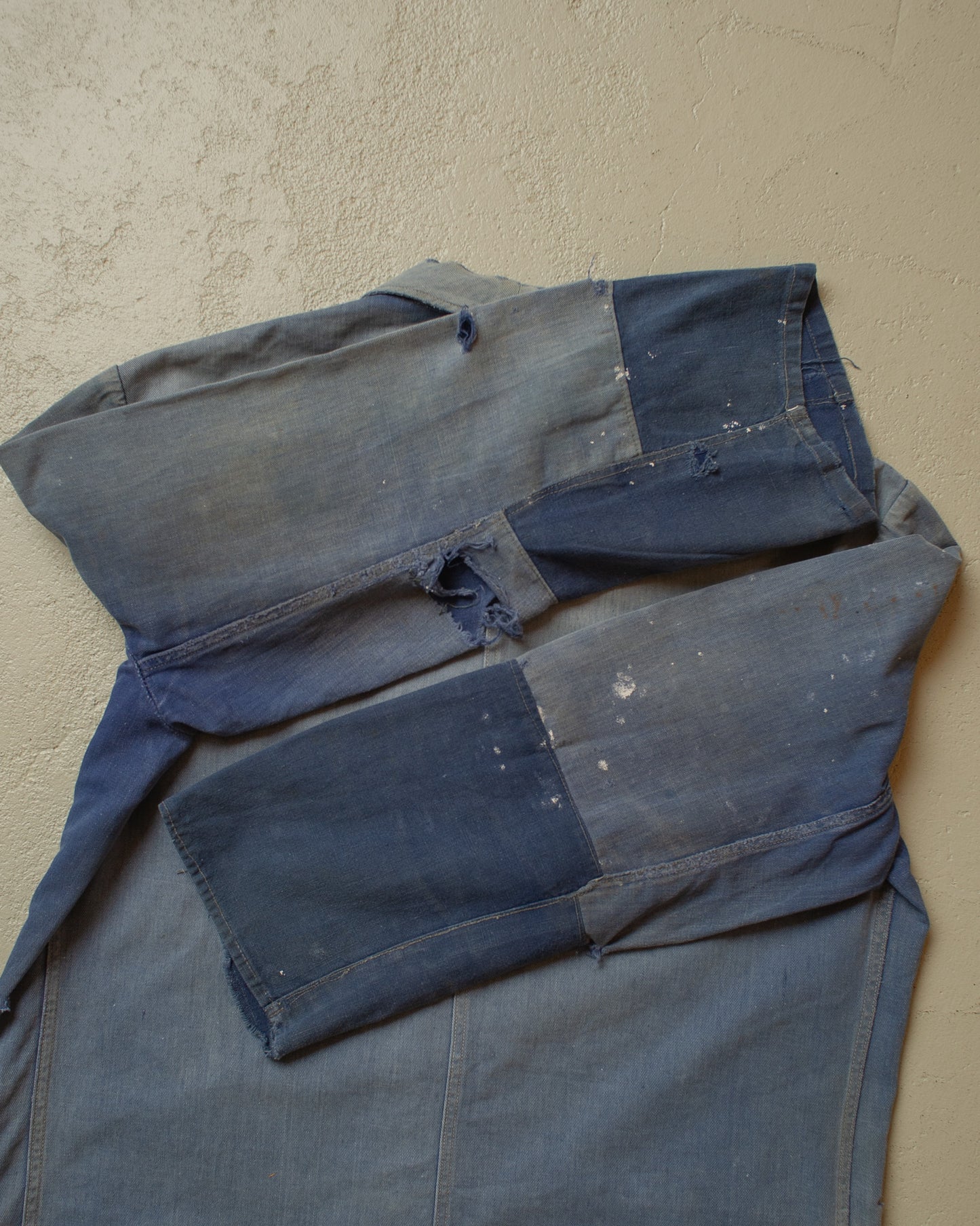 1950s repaired German Work Jacket blue - M/L