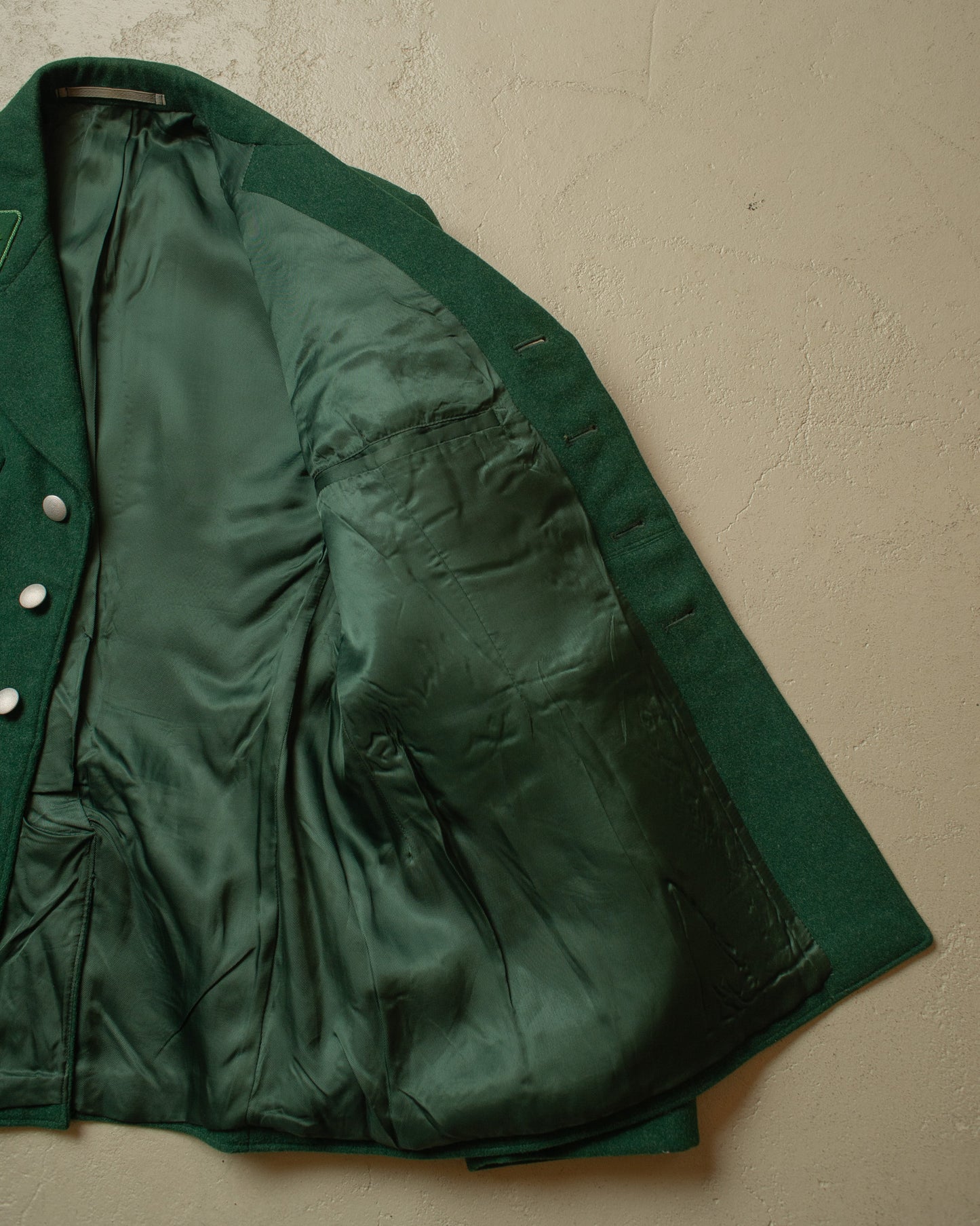 1950s German Police Uniform Suit Jacket green - M/L