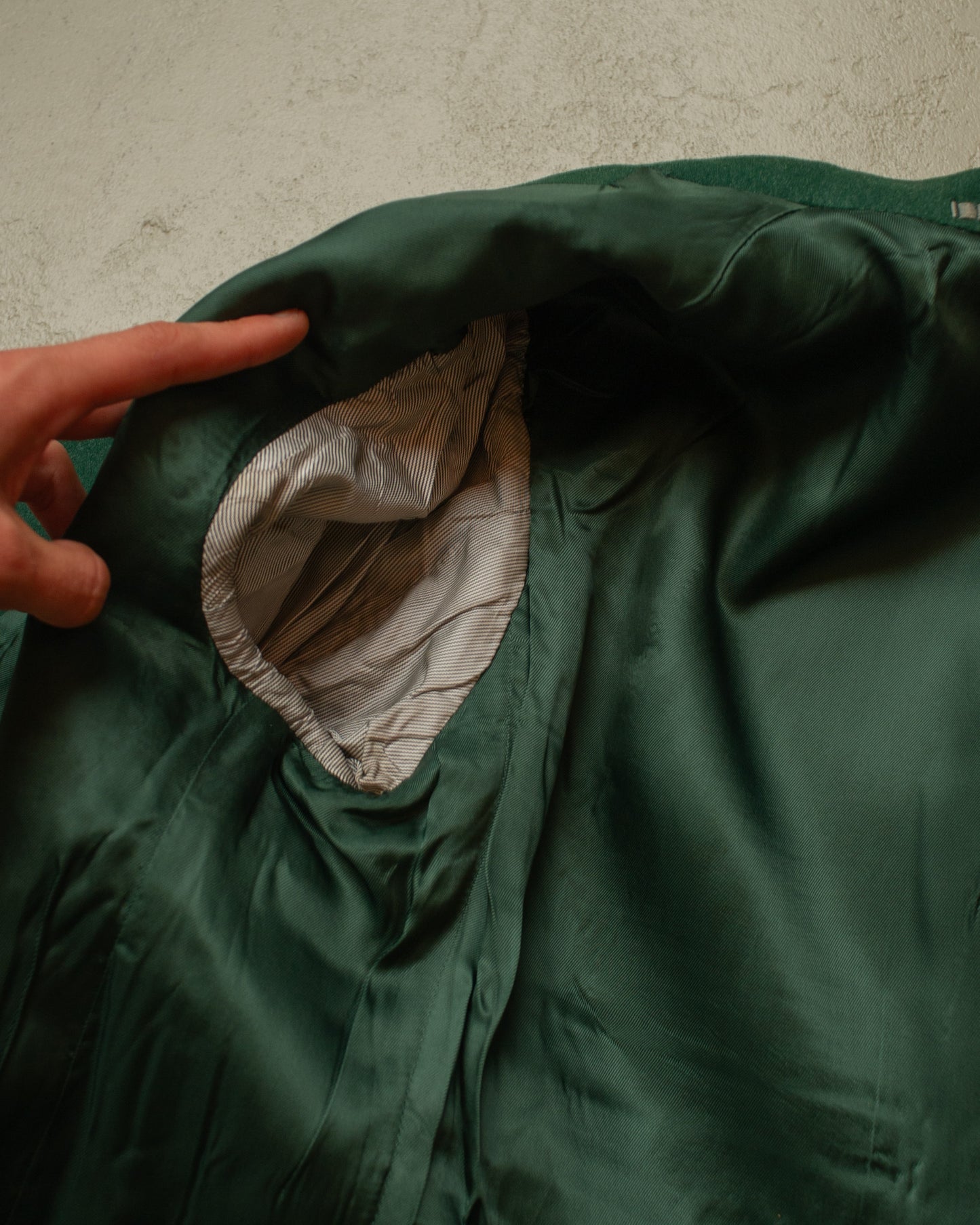 1950s German Police Uniform Suit Jacket green - M/L