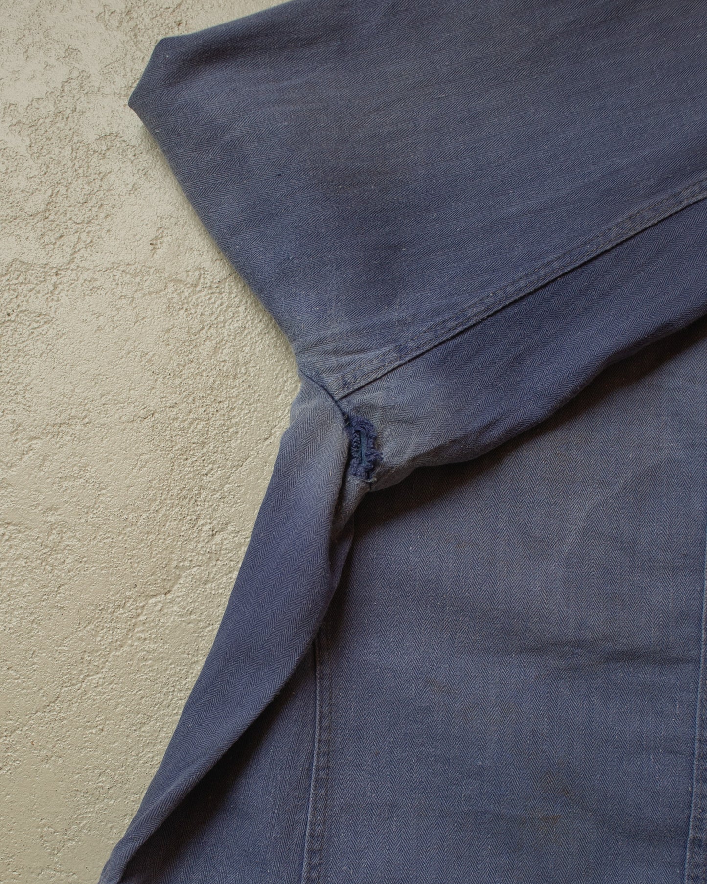 1950s distressed German Work Jacket blue - M/L