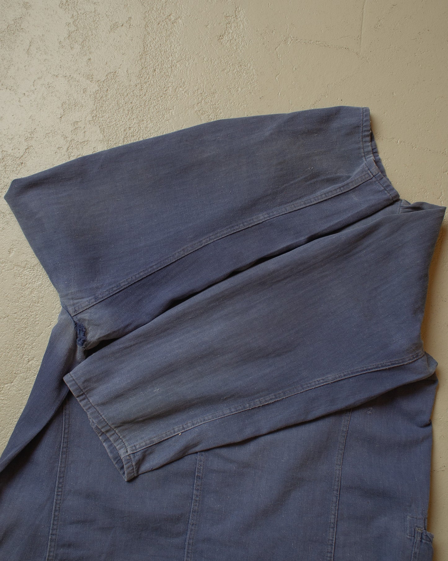 1950s distressed German Work Jacket blue - M/L