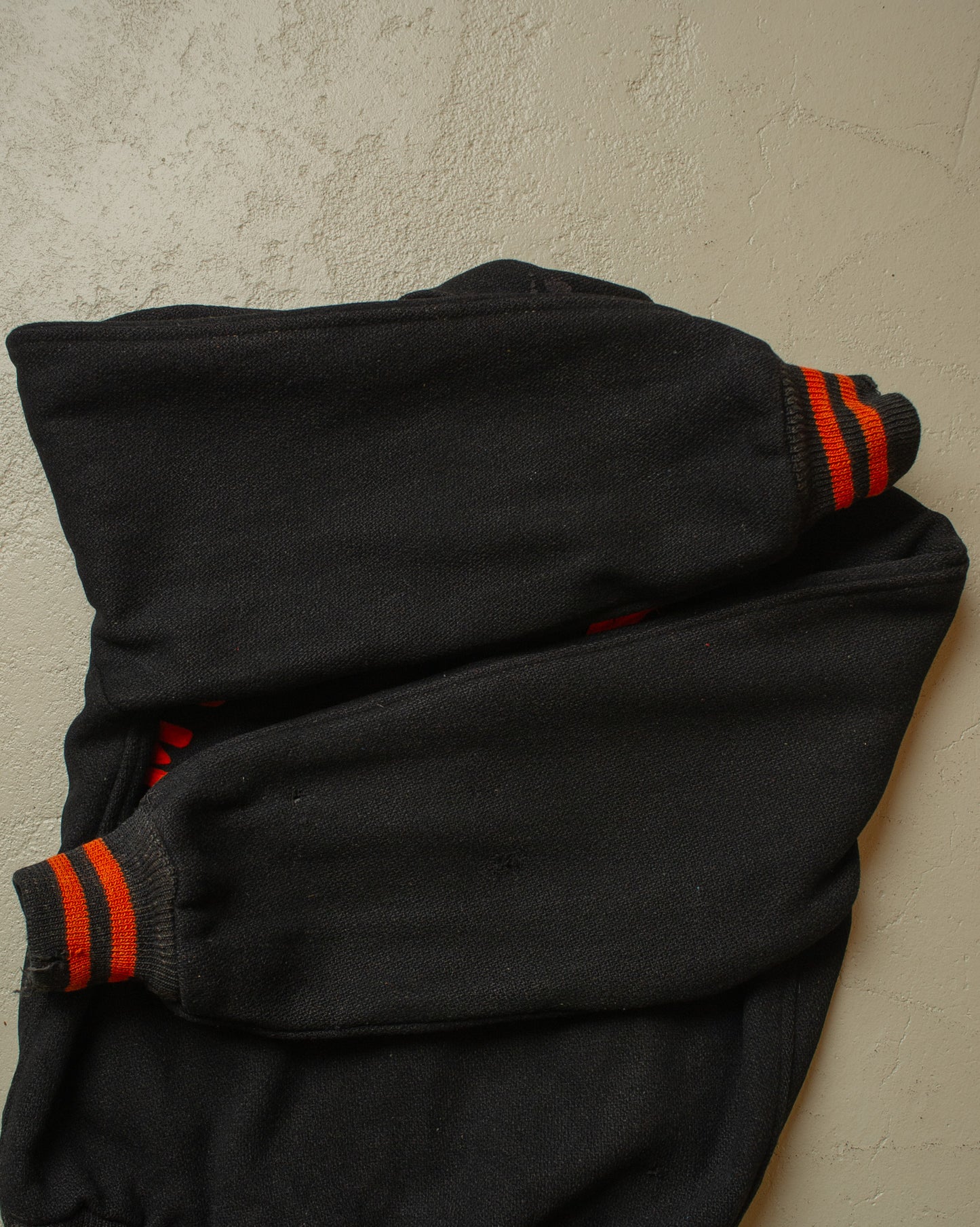 1960s Wool Varsity Jacket black - S