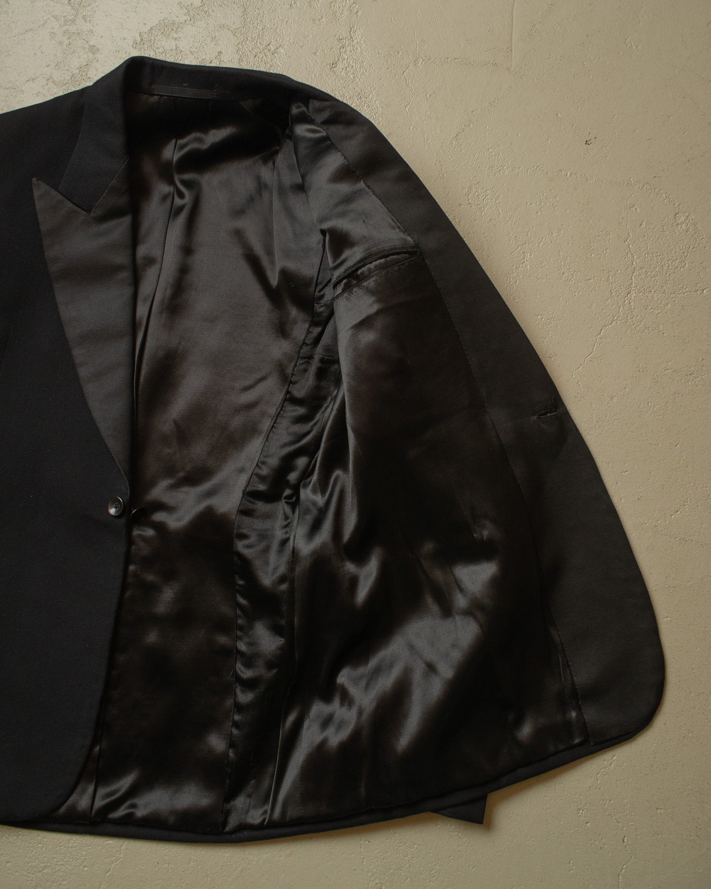 1930s/40s German Wool Evening Suit Jacket black - M