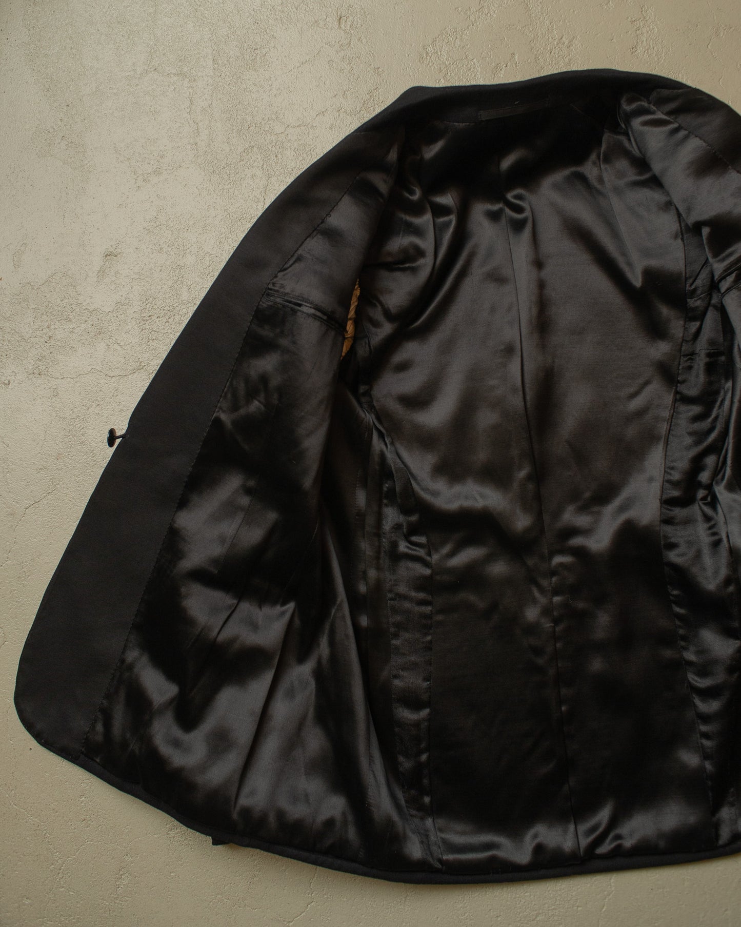1930s/40s German Wool Evening Suit Jacket black - M