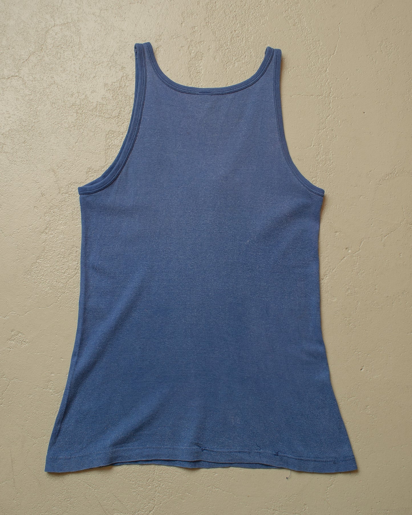 1970s Faded Tank Top blue - M