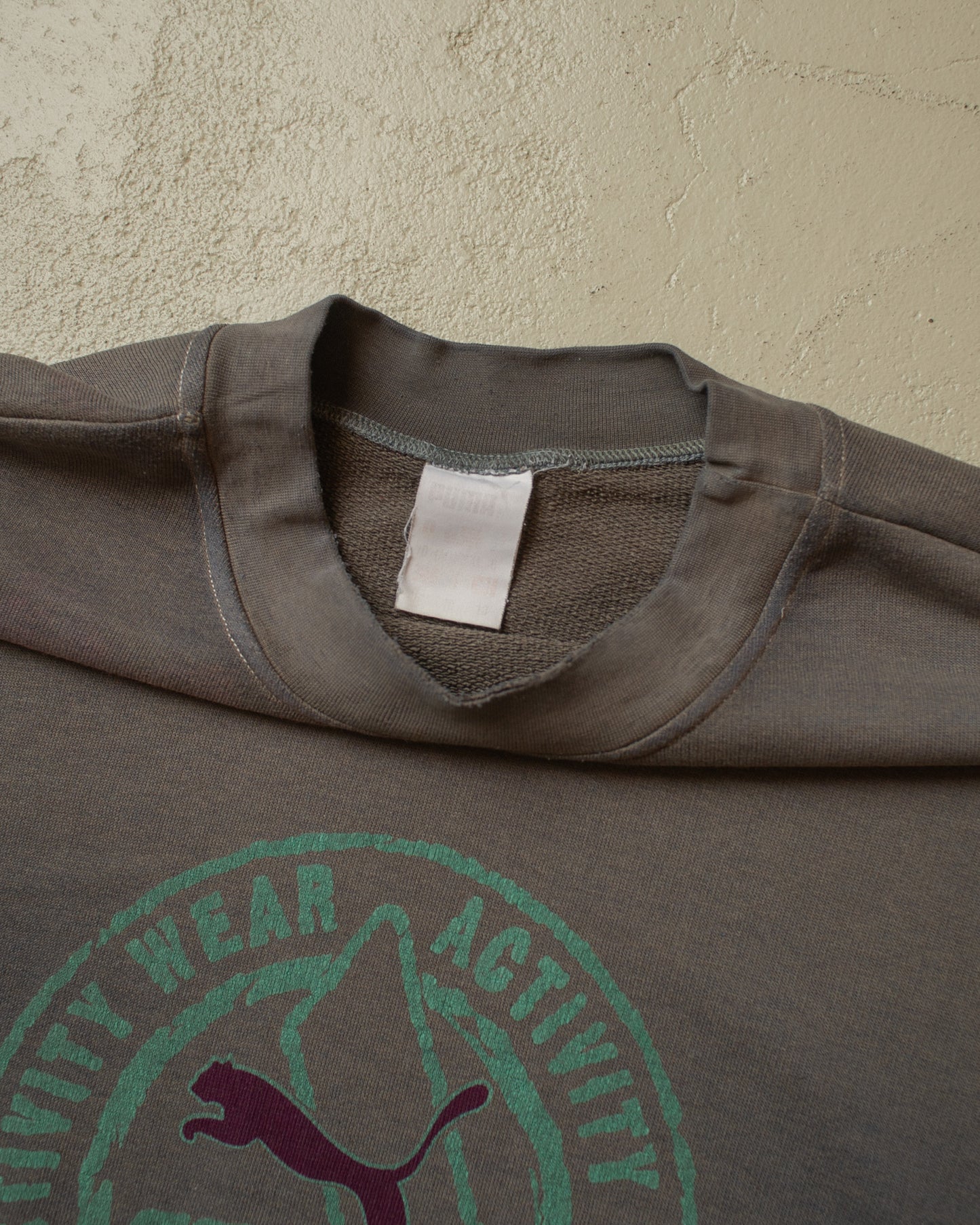 1990s distressed Puma Sweatshirt grey - XXL/XXXL