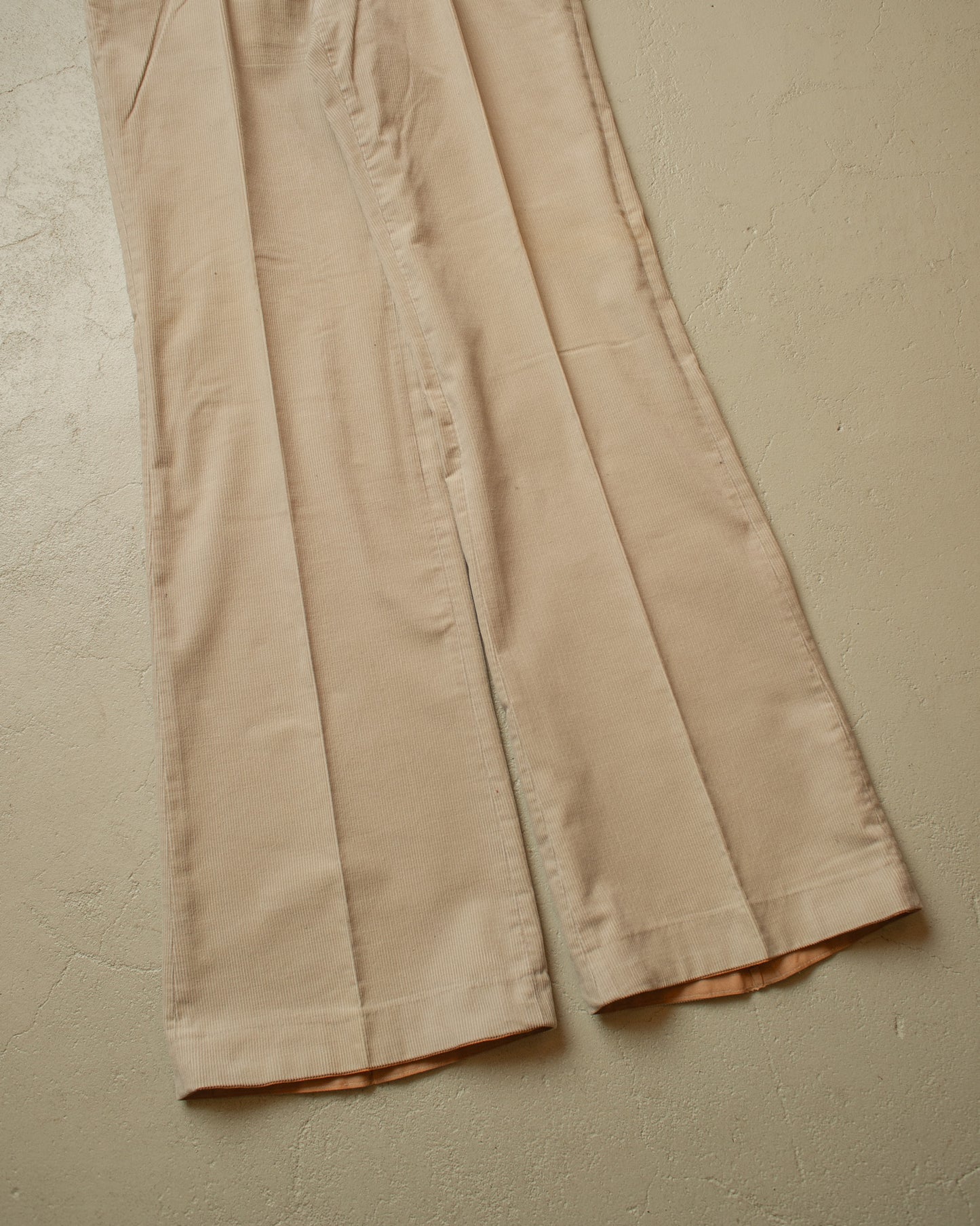 1970s Corduroy Flared Pants beige - W32 L34,5