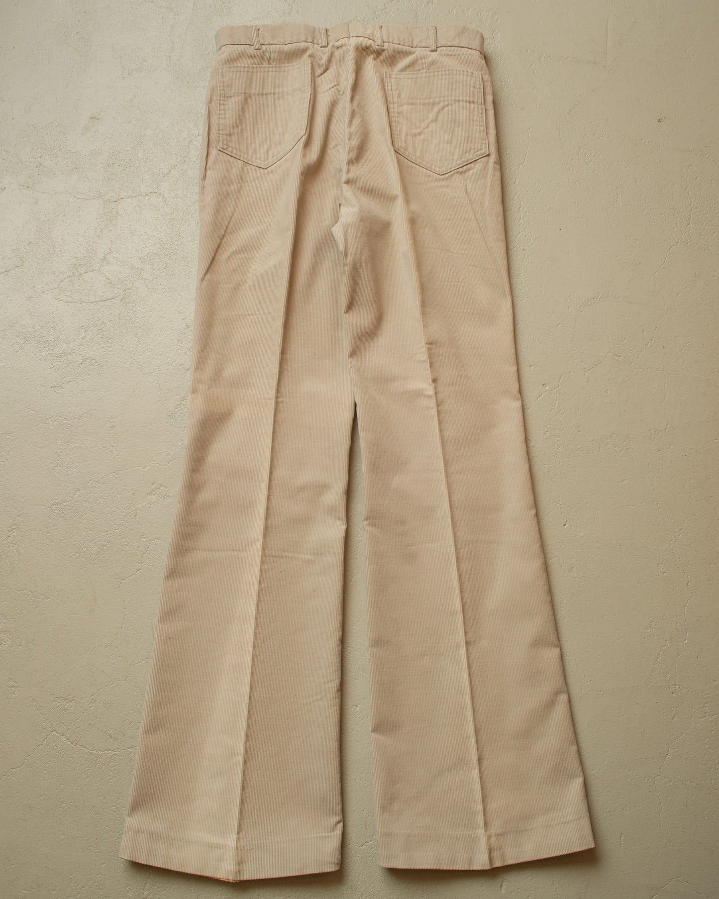 1970s Corduroy Flared Pants beige - W32 L34,5