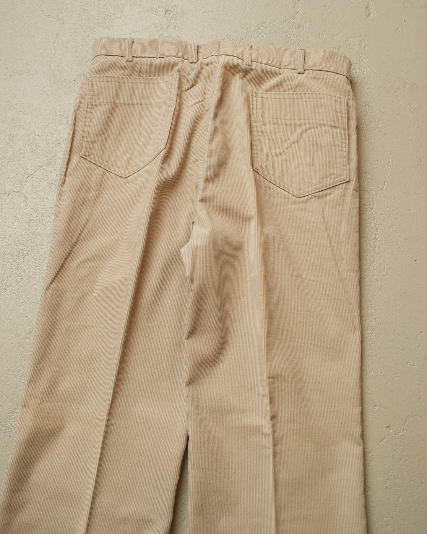 1970s Corduroy Flared Pants beige - W32 L34,5