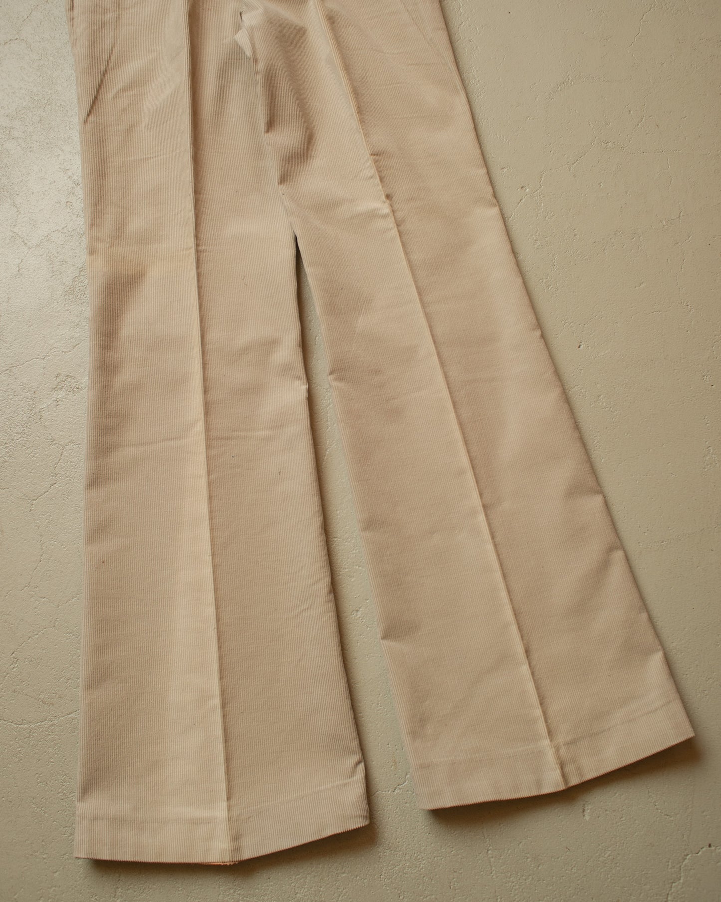 1970s Corduroy Flared Pants beige - W32 L34,5