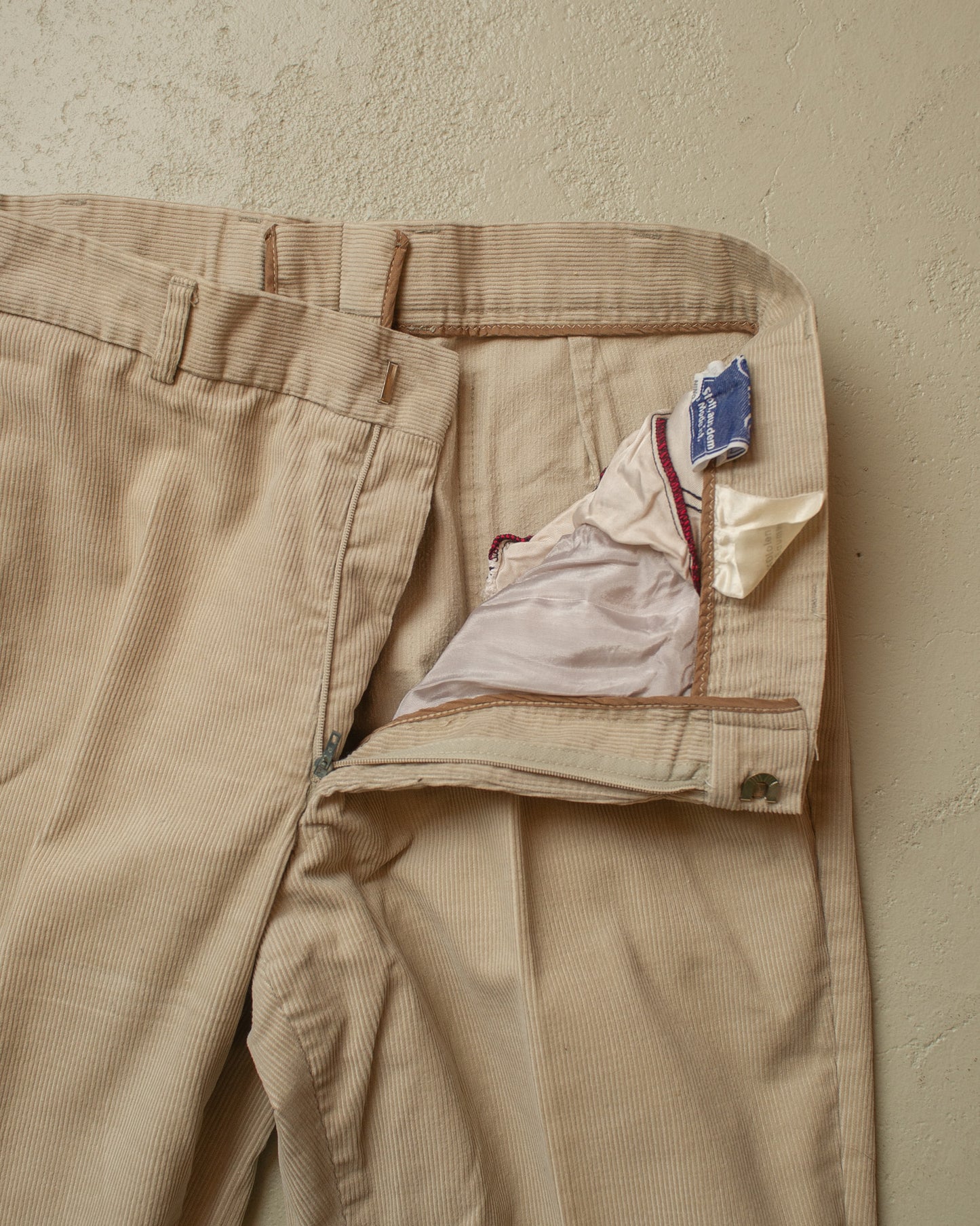 1970s Corduroy Flared Pants beige - W32 L34,5