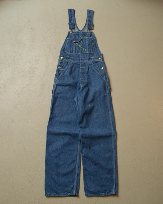 1970s Key "Imperial" Workwear Denim Overalls - S