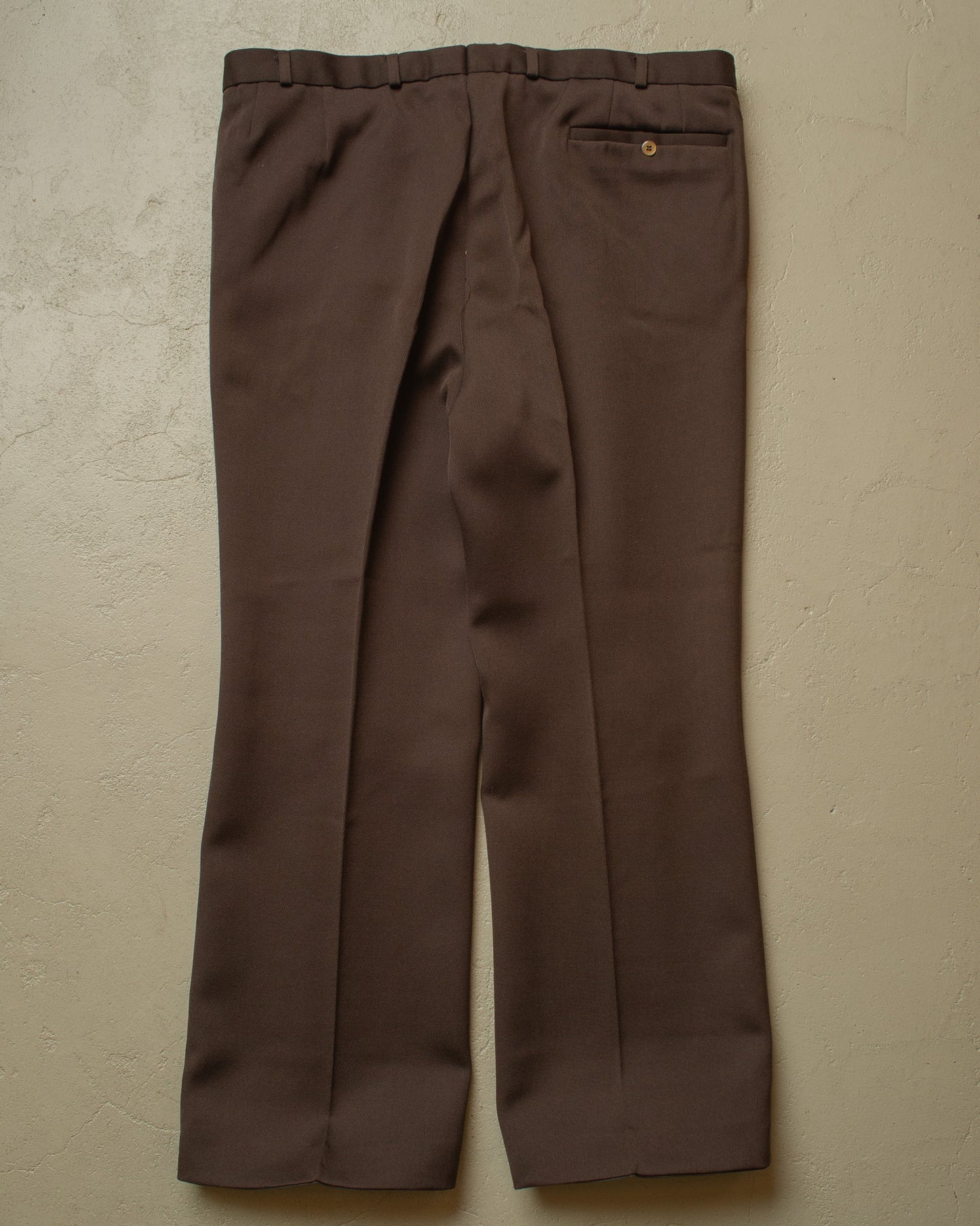 1960s/70s Diolen Flared Suit Pants brown - W41 L29