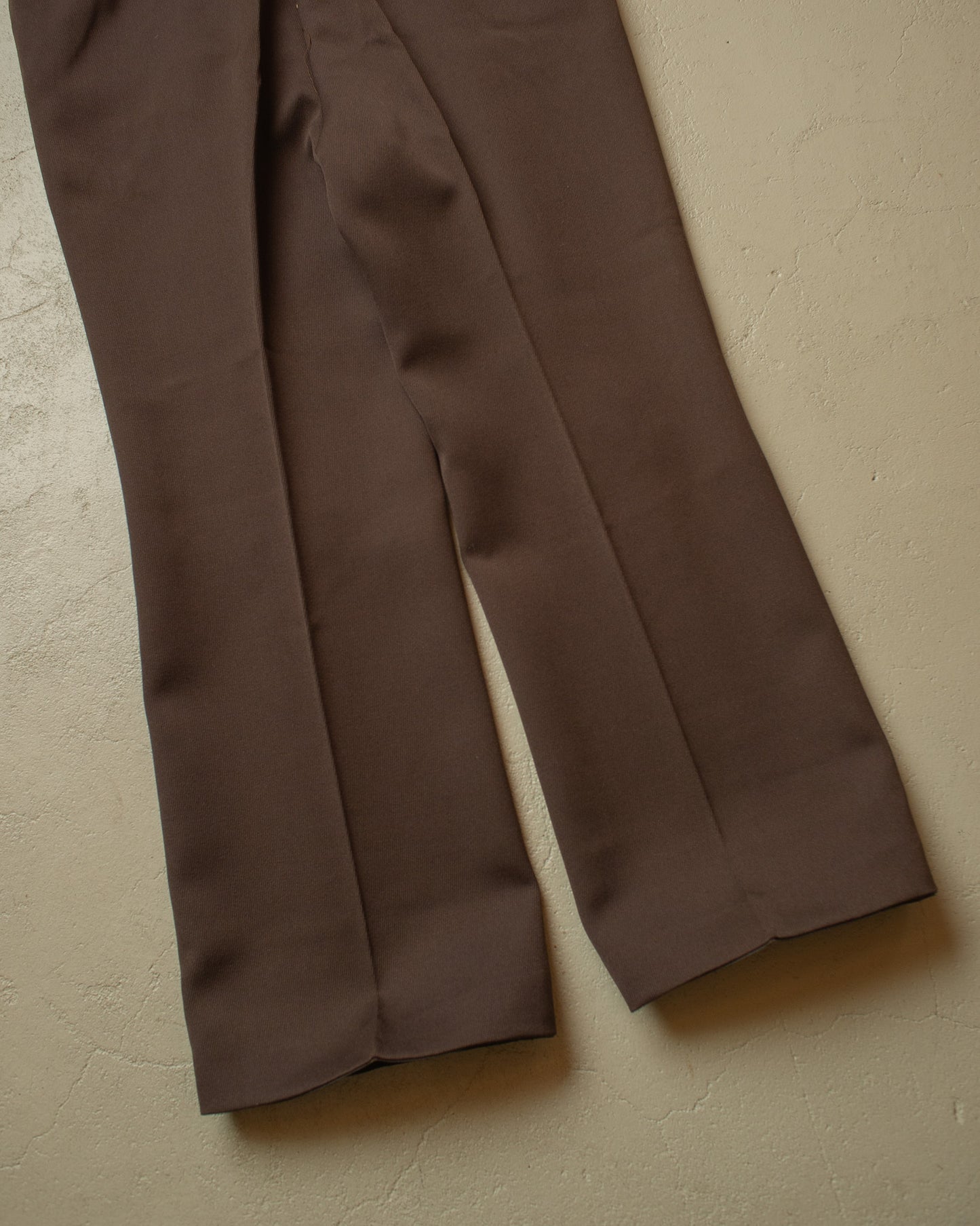 1960s/70s Diolen Flared Suit Pants brown - W41 L29