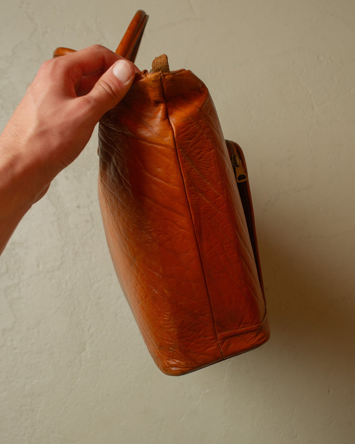 1940s/50s Leather Handbag brown