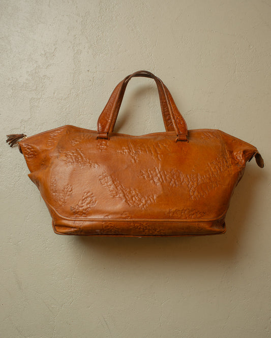 1950s Leather Shopper brown