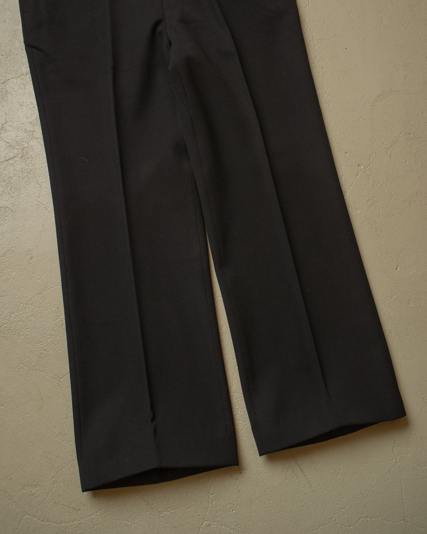 1960s/70s Flared Suit Pants black - W37 L28