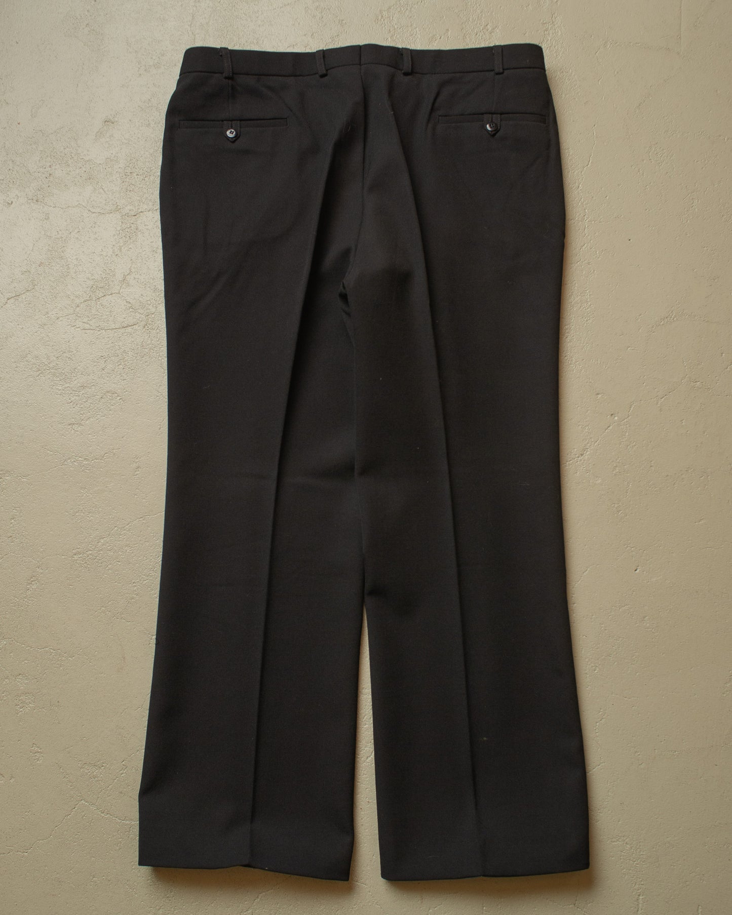 1960s/70s Flared Suit Pants black - W37 L28