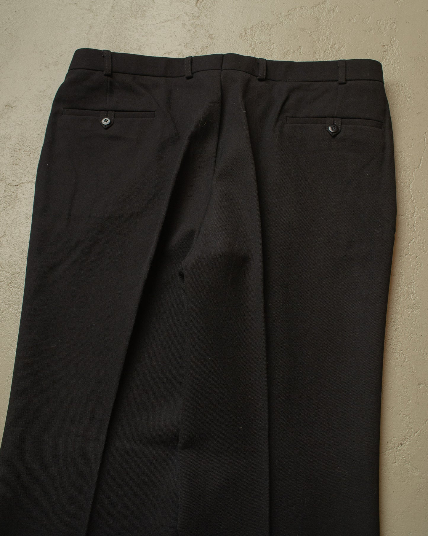 1960s/70s Flared Suit Pants black - W37 L28
