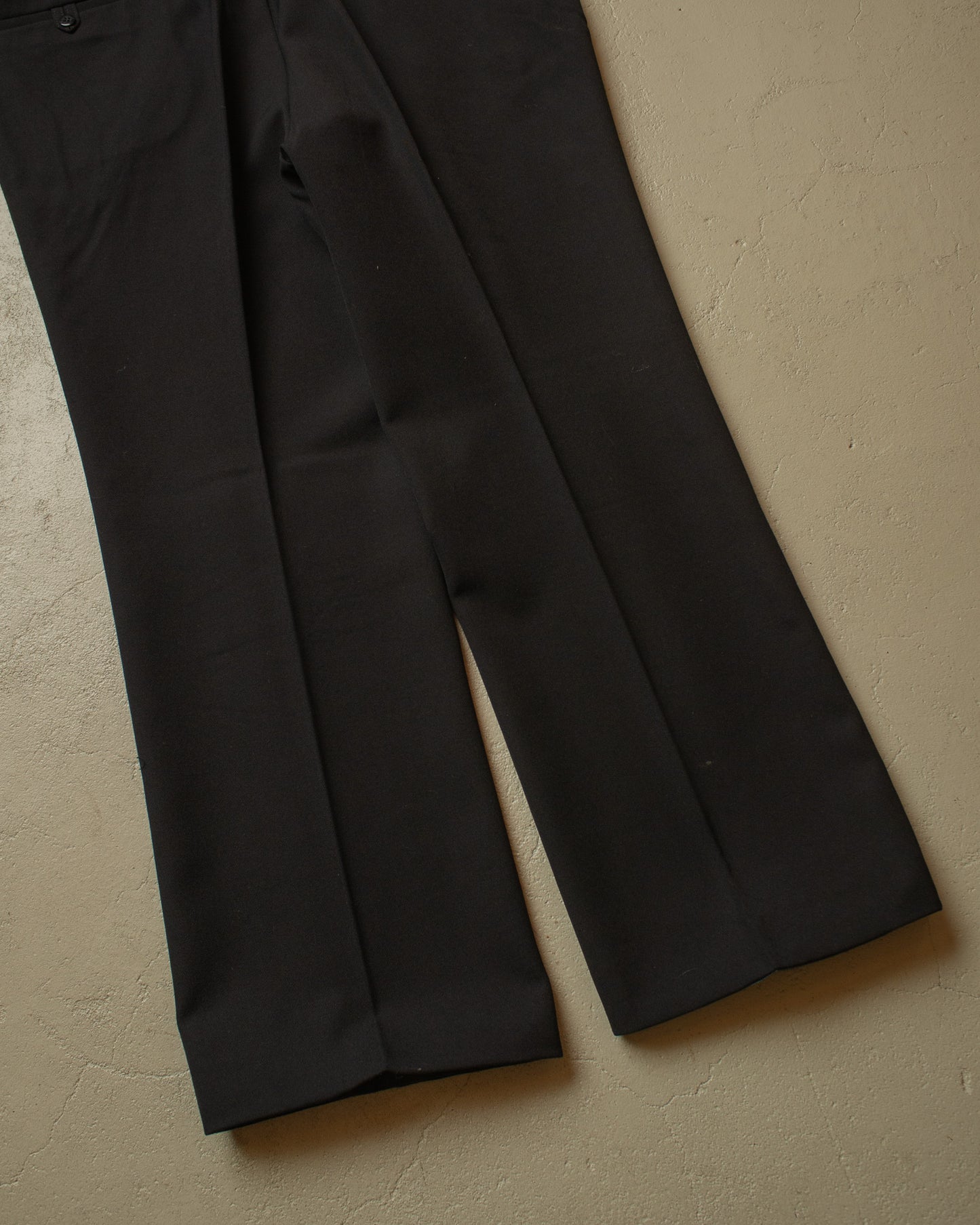 1960s/70s Flared Suit Pants black - W37 L28
