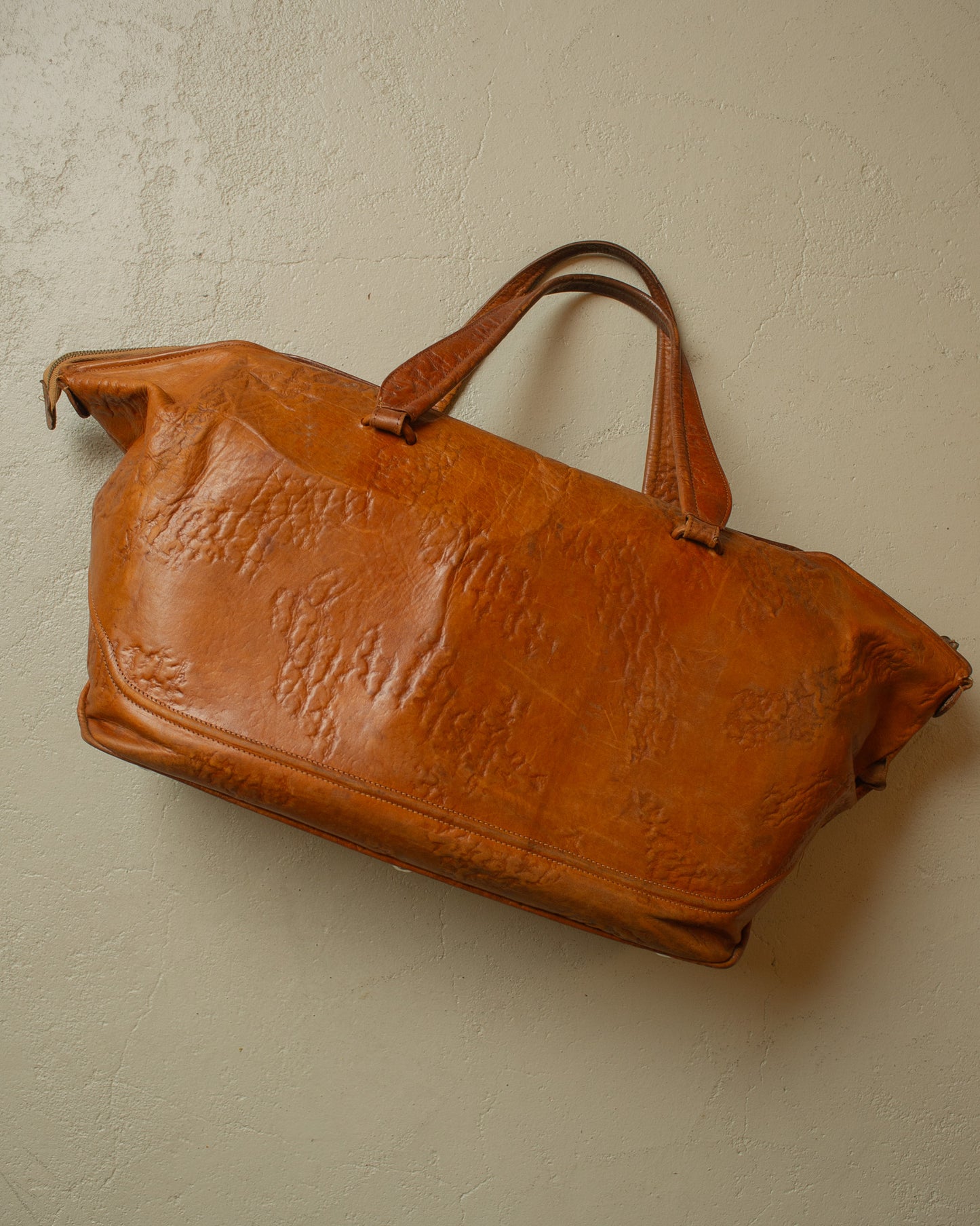 1950s Leather Shopper brown