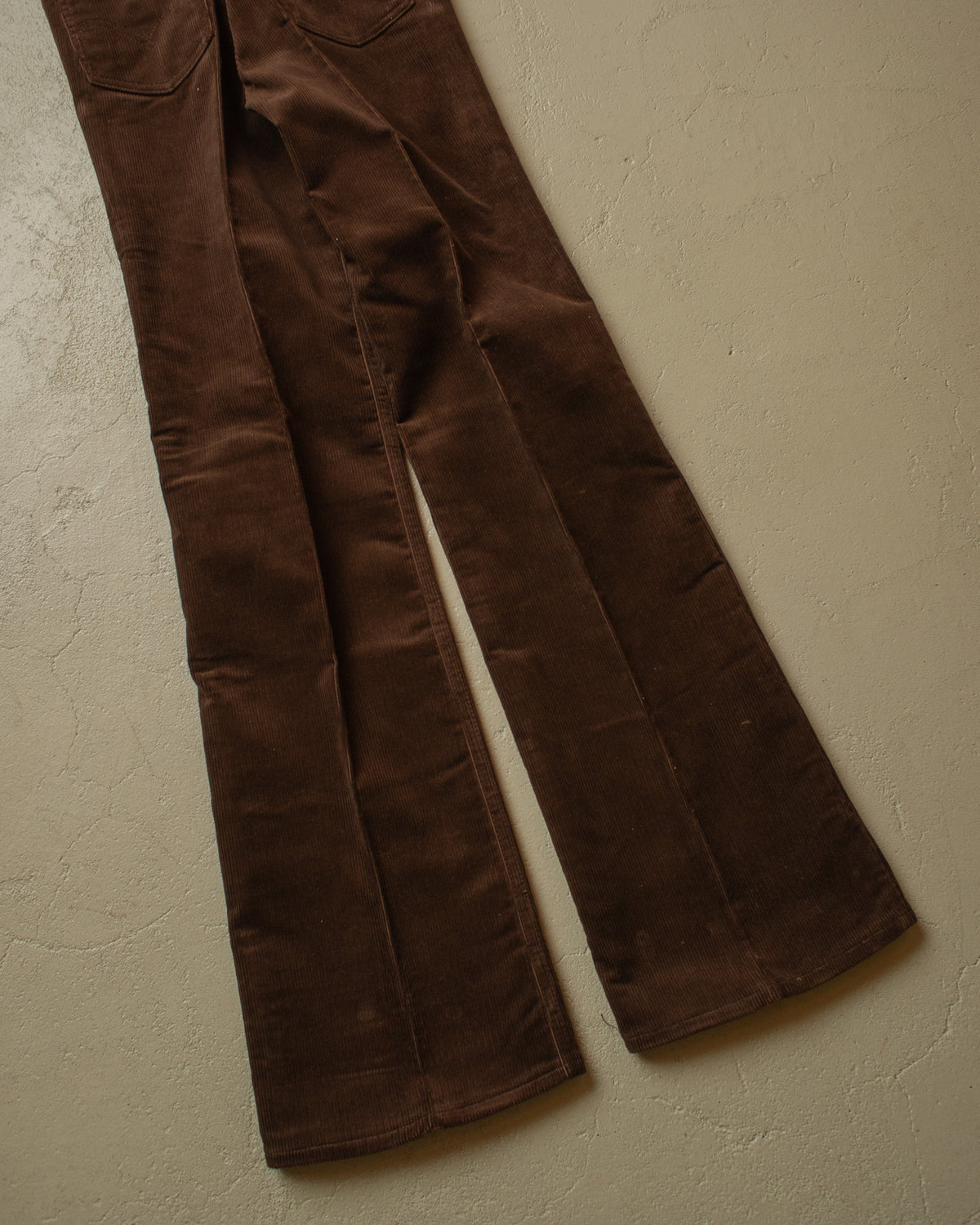 1980s unworn Levis 632 Corduroy Flared Pants brown - W25 L33
