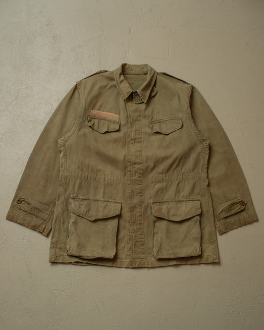 1950s French Army M47 Field Jacket beige - M/L