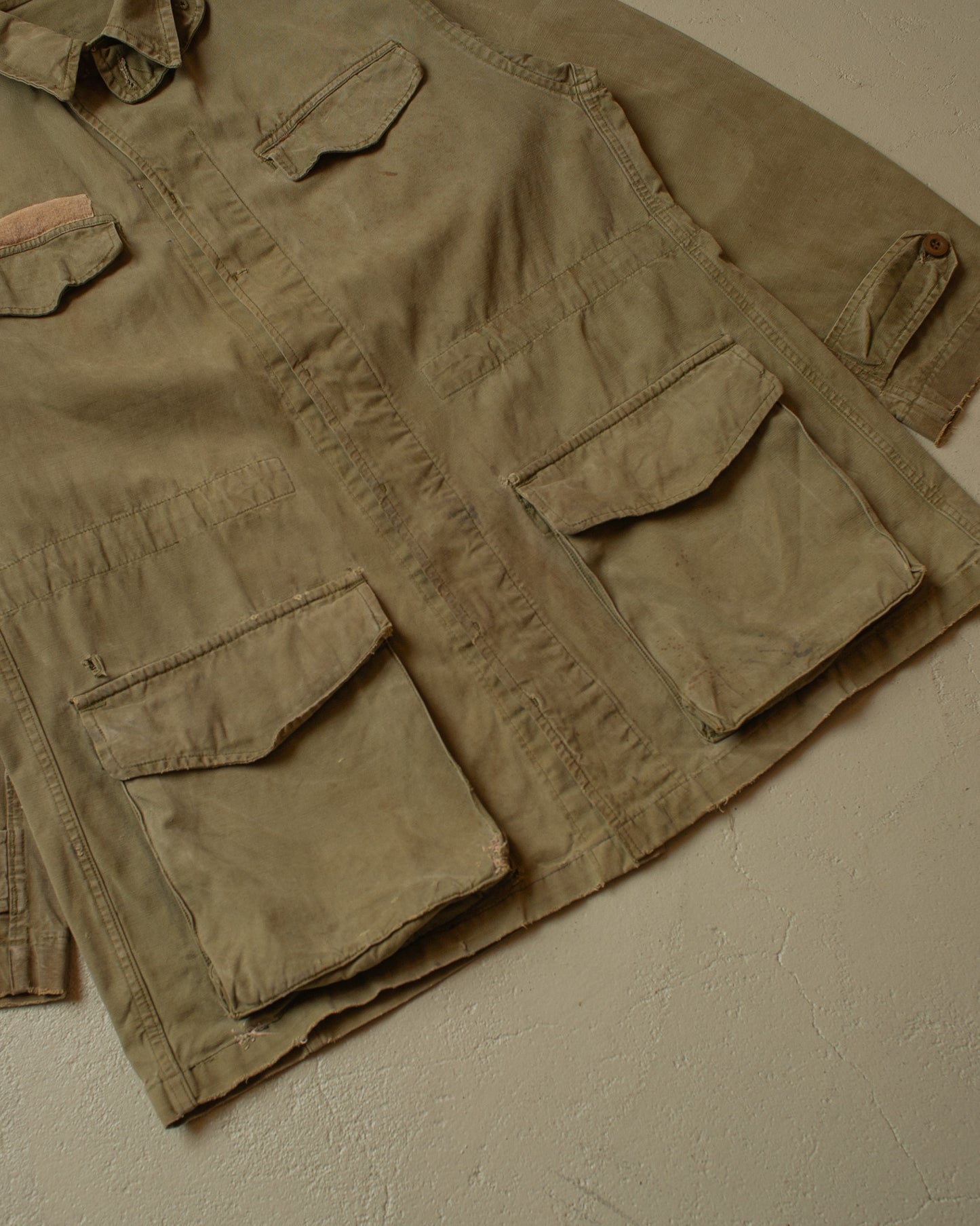1950s French Army M47 Field Jacket beige - M/L