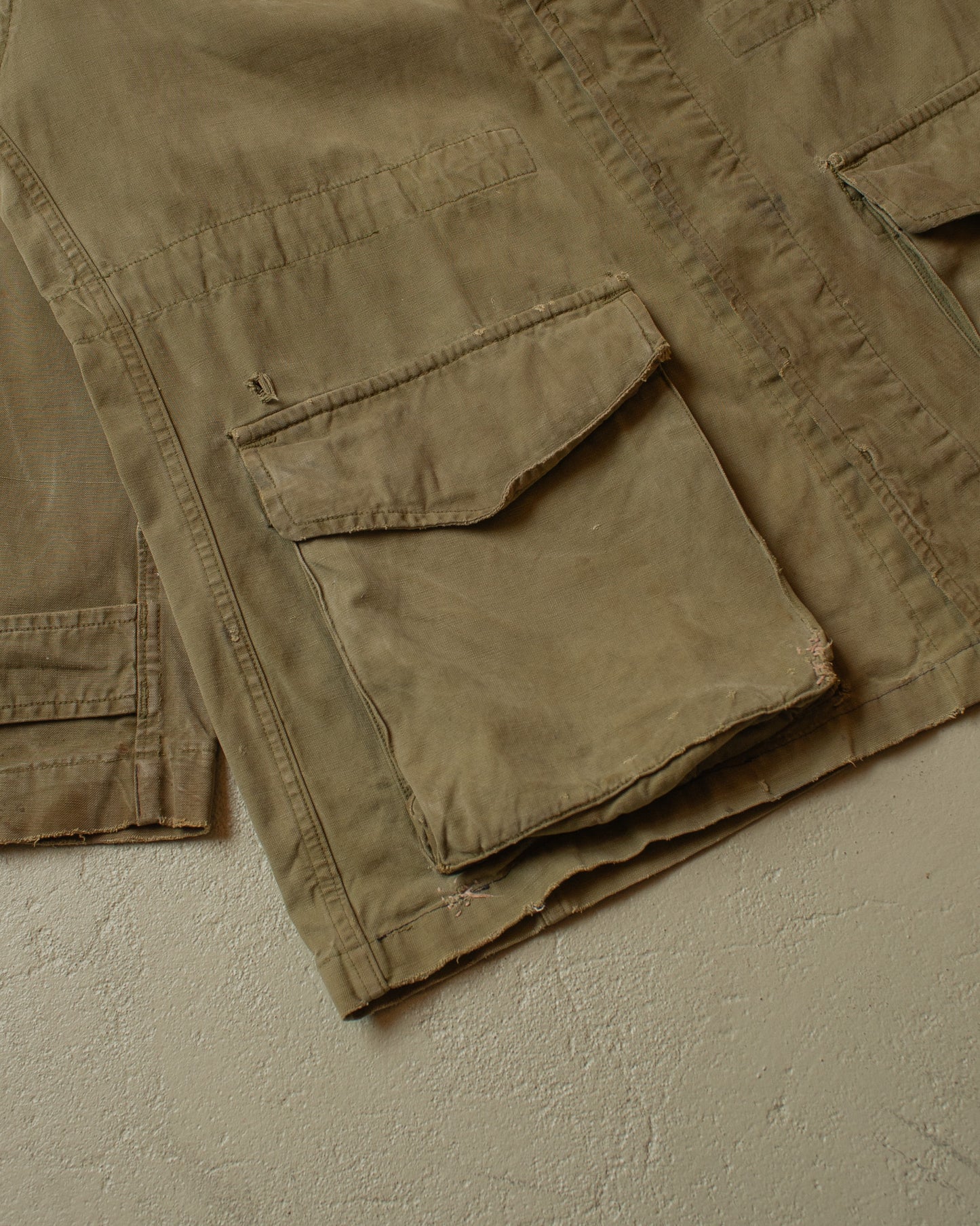 1950s French Army M47 Field Jacket beige - M/L