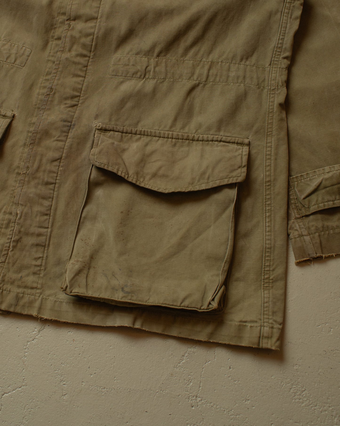 1950s French Army M47 Field Jacket beige - M/L