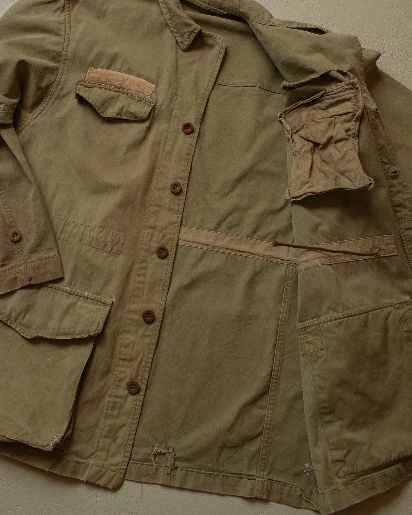 1950s French Army M47 Field Jacket beige - M/L