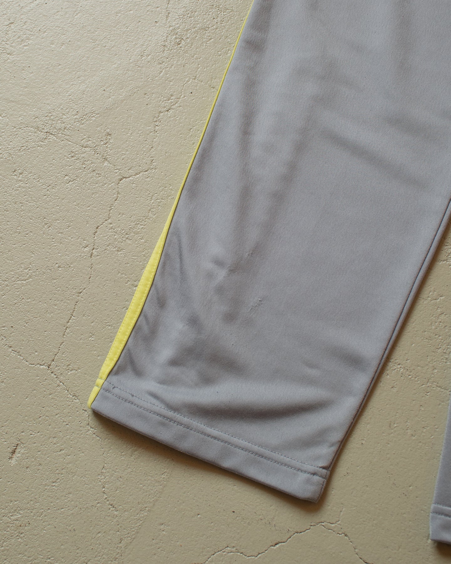2000s Adidas Two Tone Tracksuit yellow/grey - M