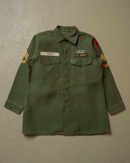 1960s/70s US Army OG-107 Shirt green - XL