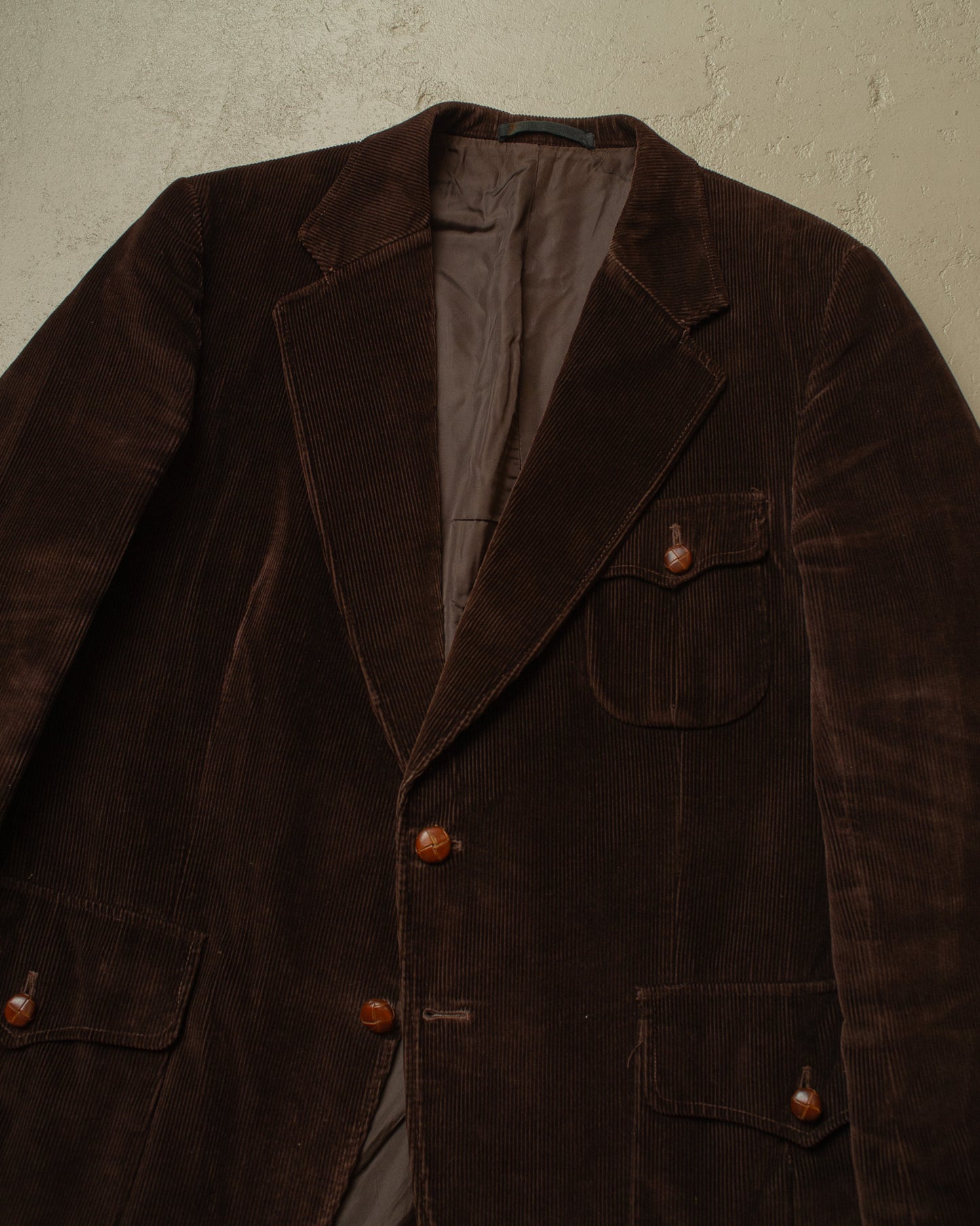 1960s/70s German Corduroy Sports Jacket brown - L/XL