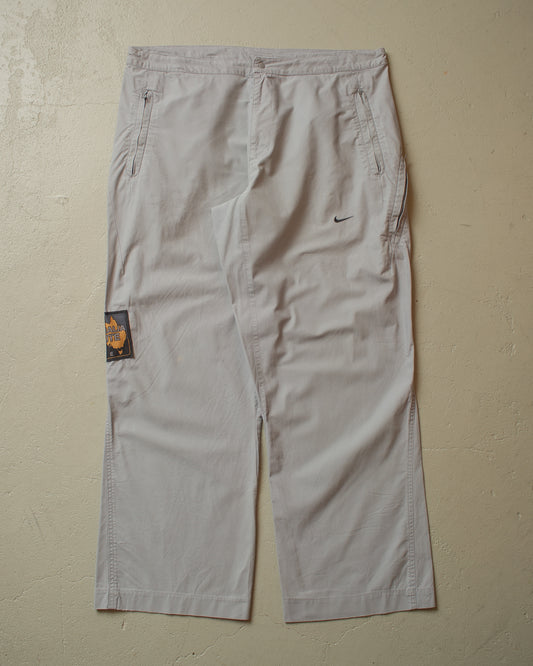 2000s Nike Swoosh 7/8 Pants grey - XL