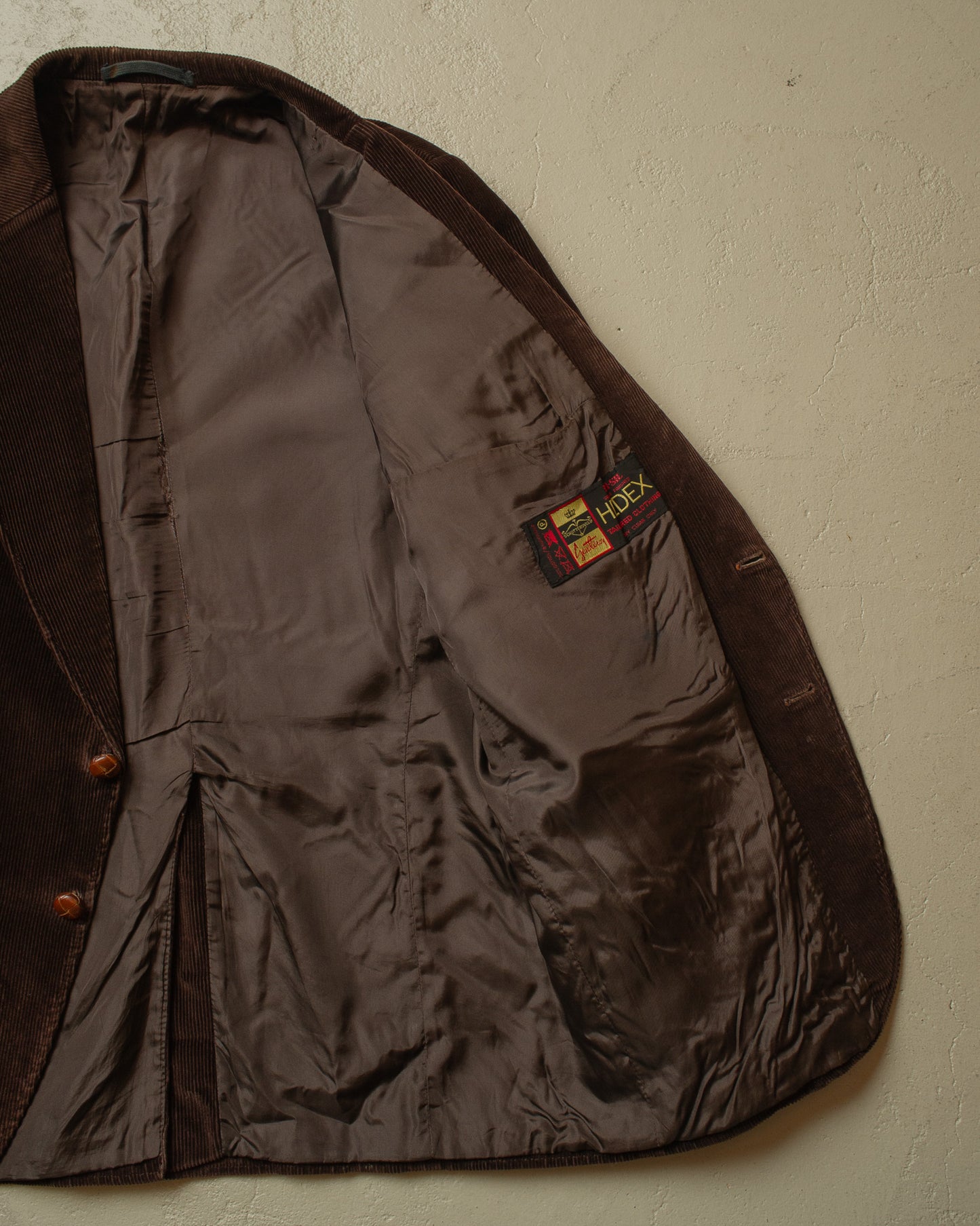 1960s/70s German Corduroy Sports Jacket brown - L/XL