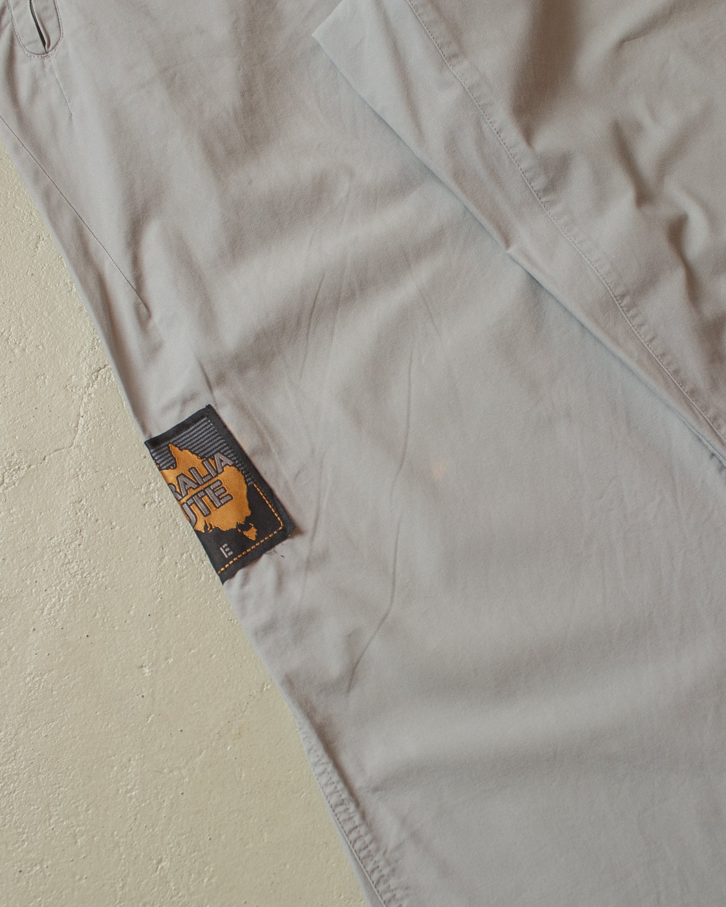 2000s Nike Swoosh 7/8 Pants grey - XL