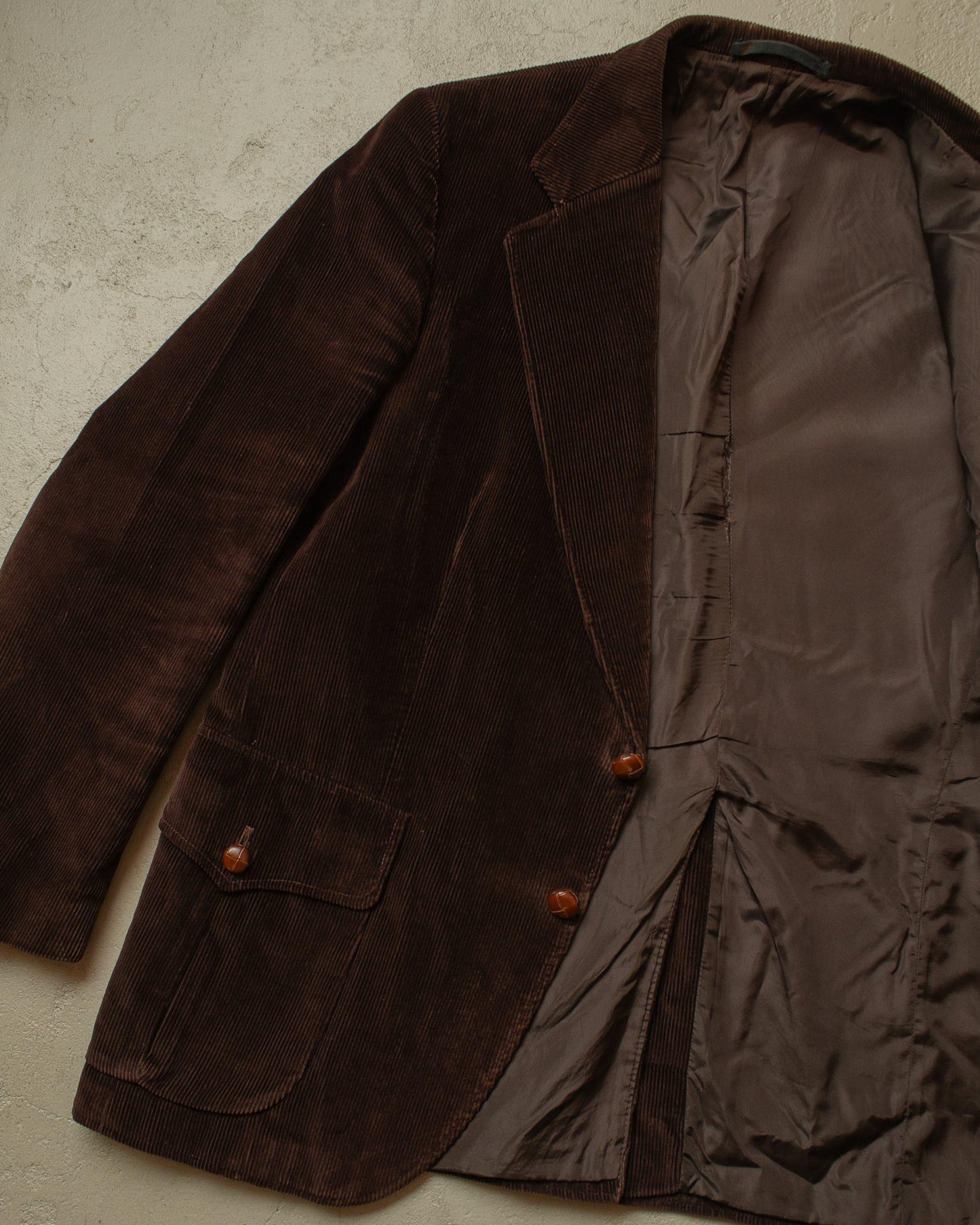 1960s/70s German Corduroy Sports Jacket brown - L/XL