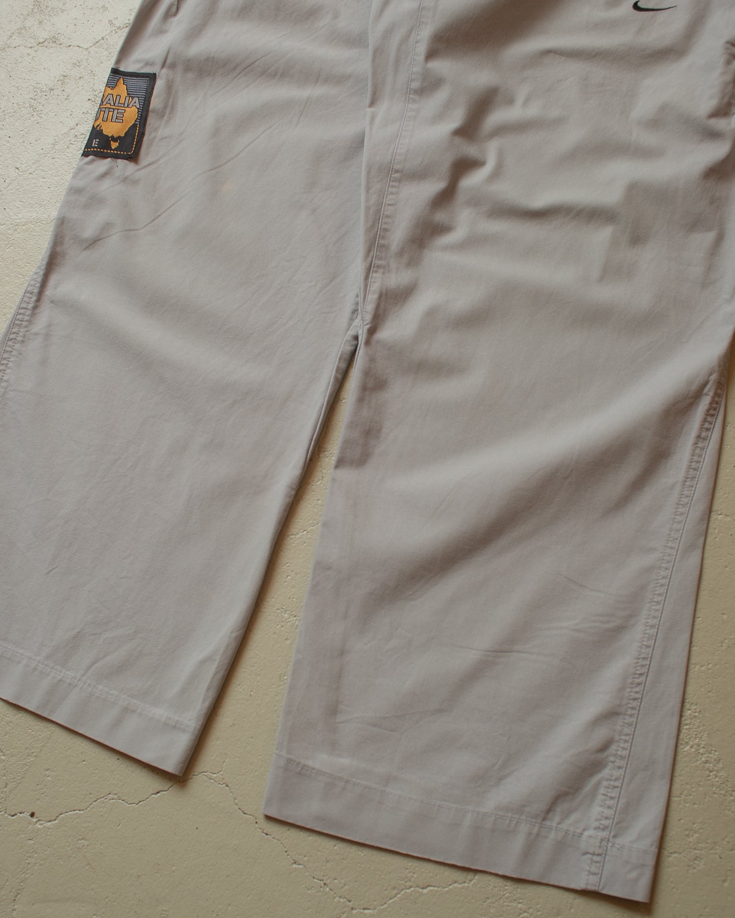 2000s Nike Swoosh 7/8 Pants grey - XL