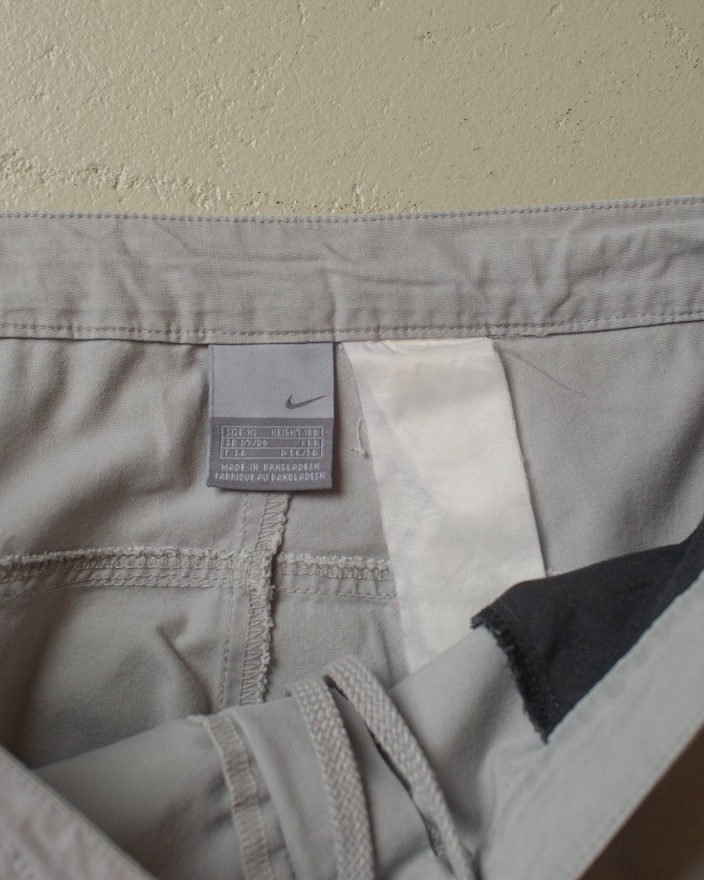 2000s Nike Swoosh 7/8 Pants grey - XL