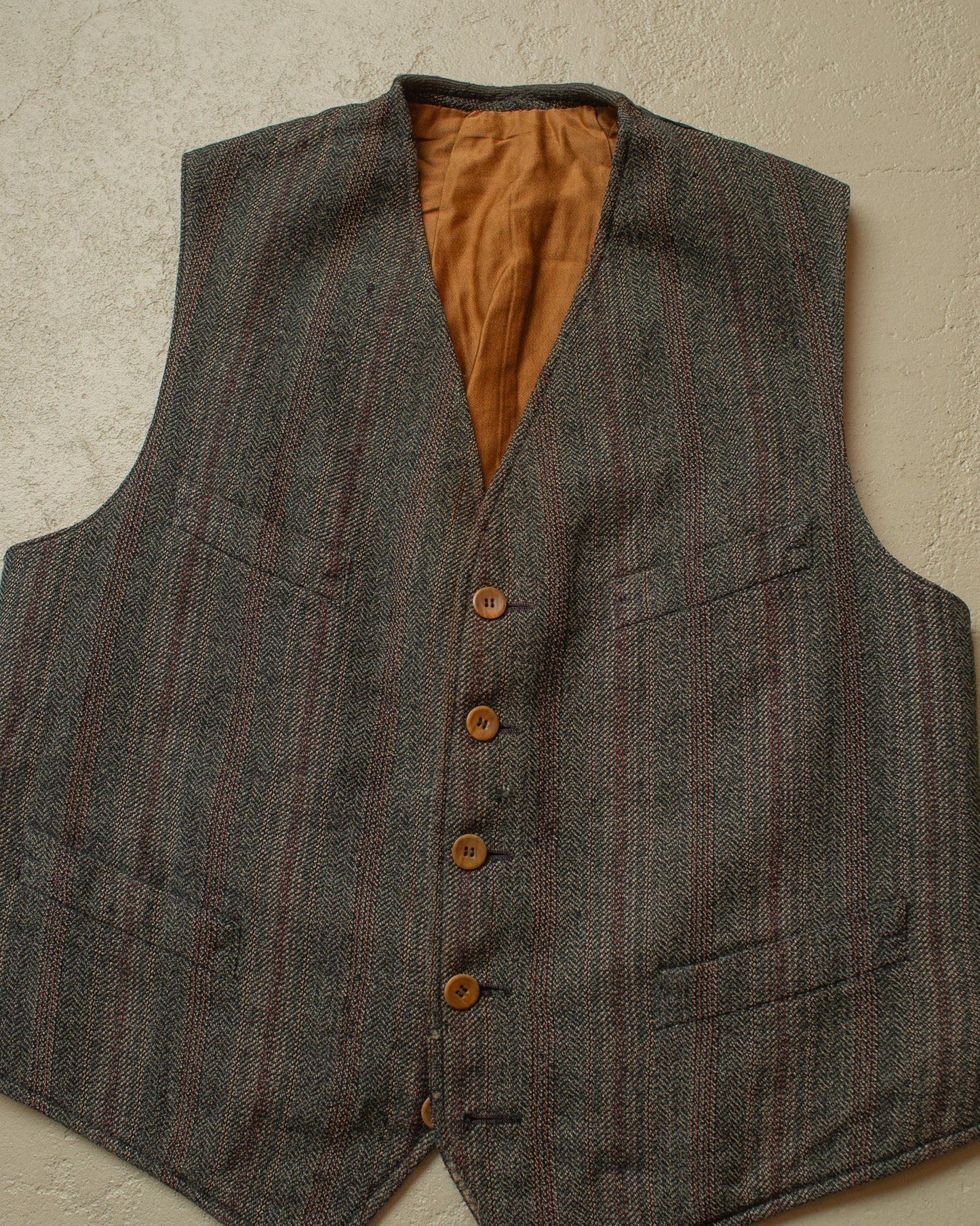 1920s/30s German Wool Suit Vest - M