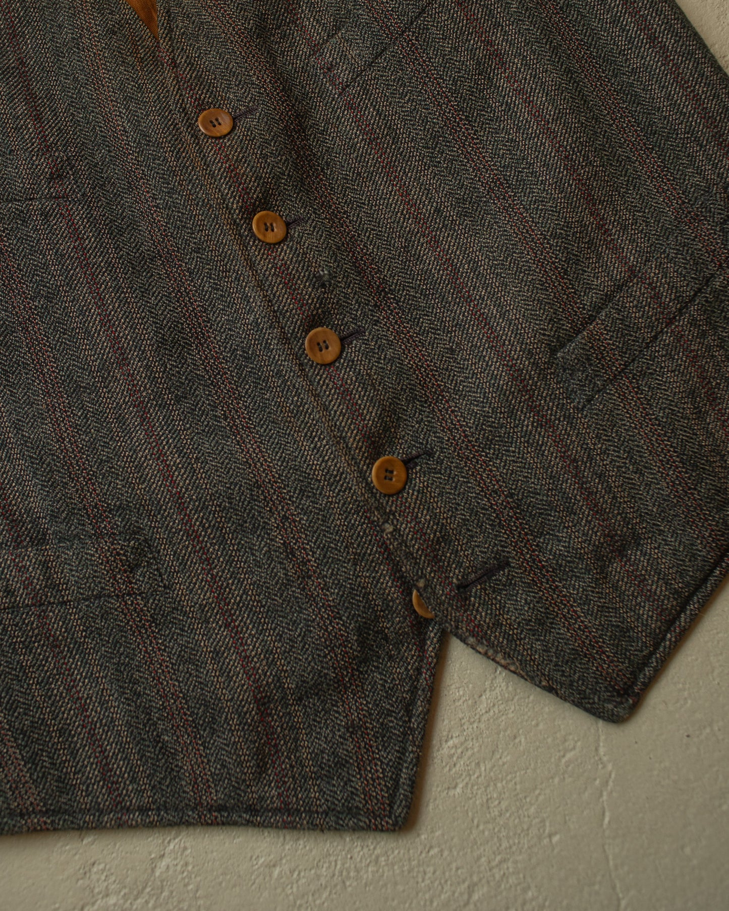 1920s/30s German Wool Suit Vest - M