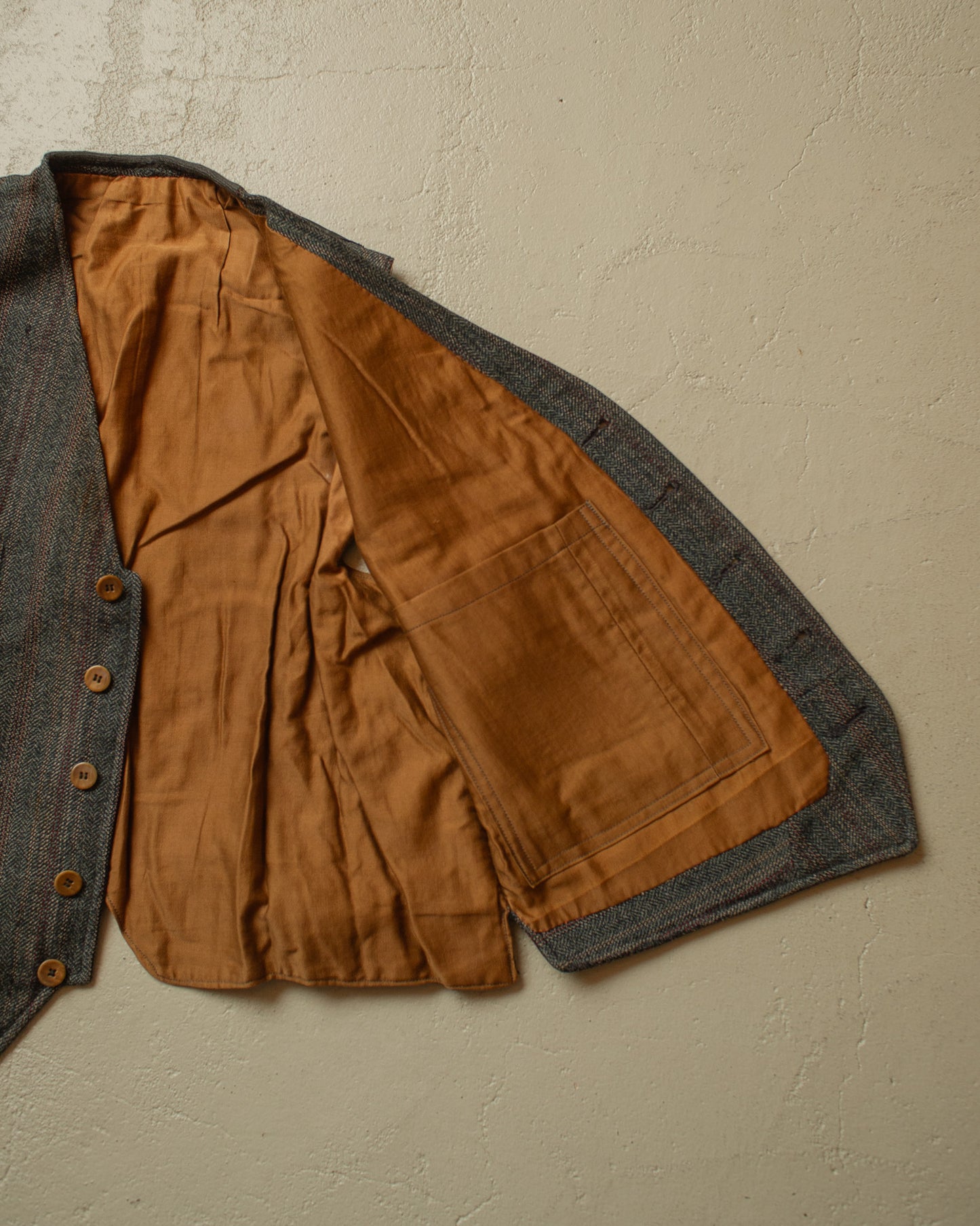 1920s/30s German Wool Suit Vest - M