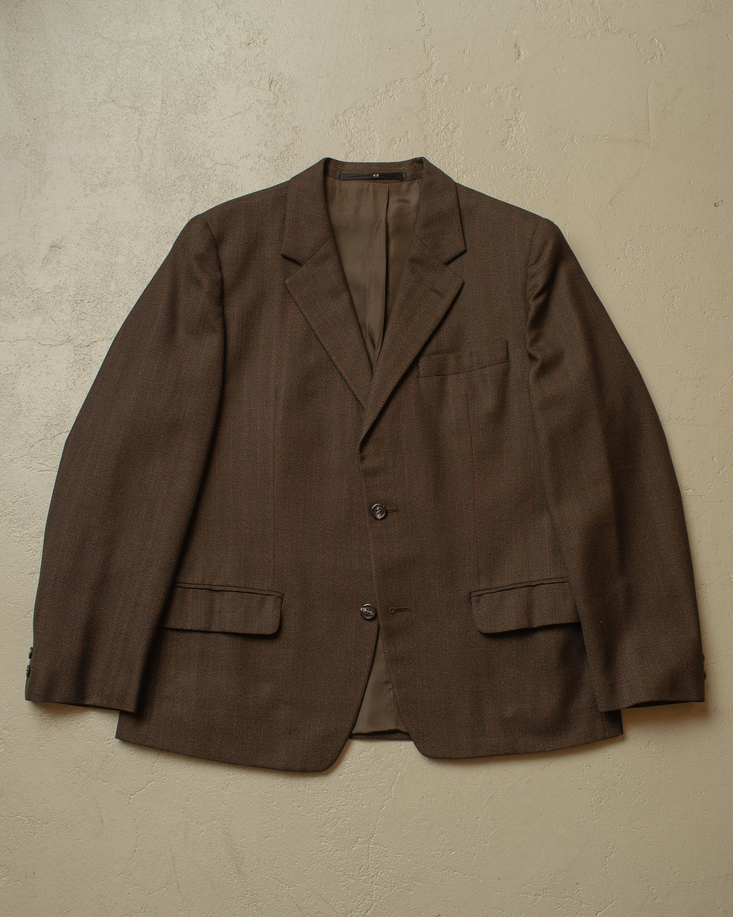 1960s CundA Three Piece Suit brown - M