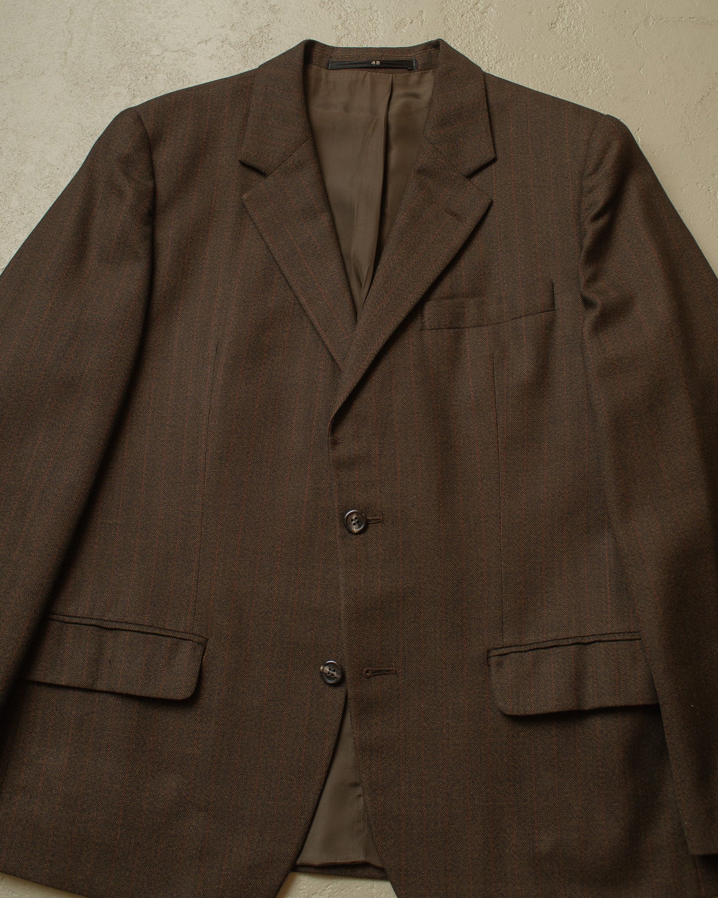 1960s CundA Three Piece Suit brown - M