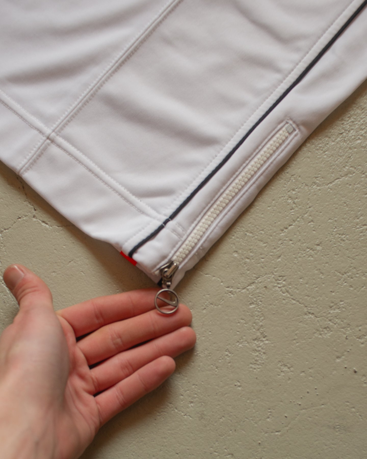 2000s Nike Air Trackpants white - XL