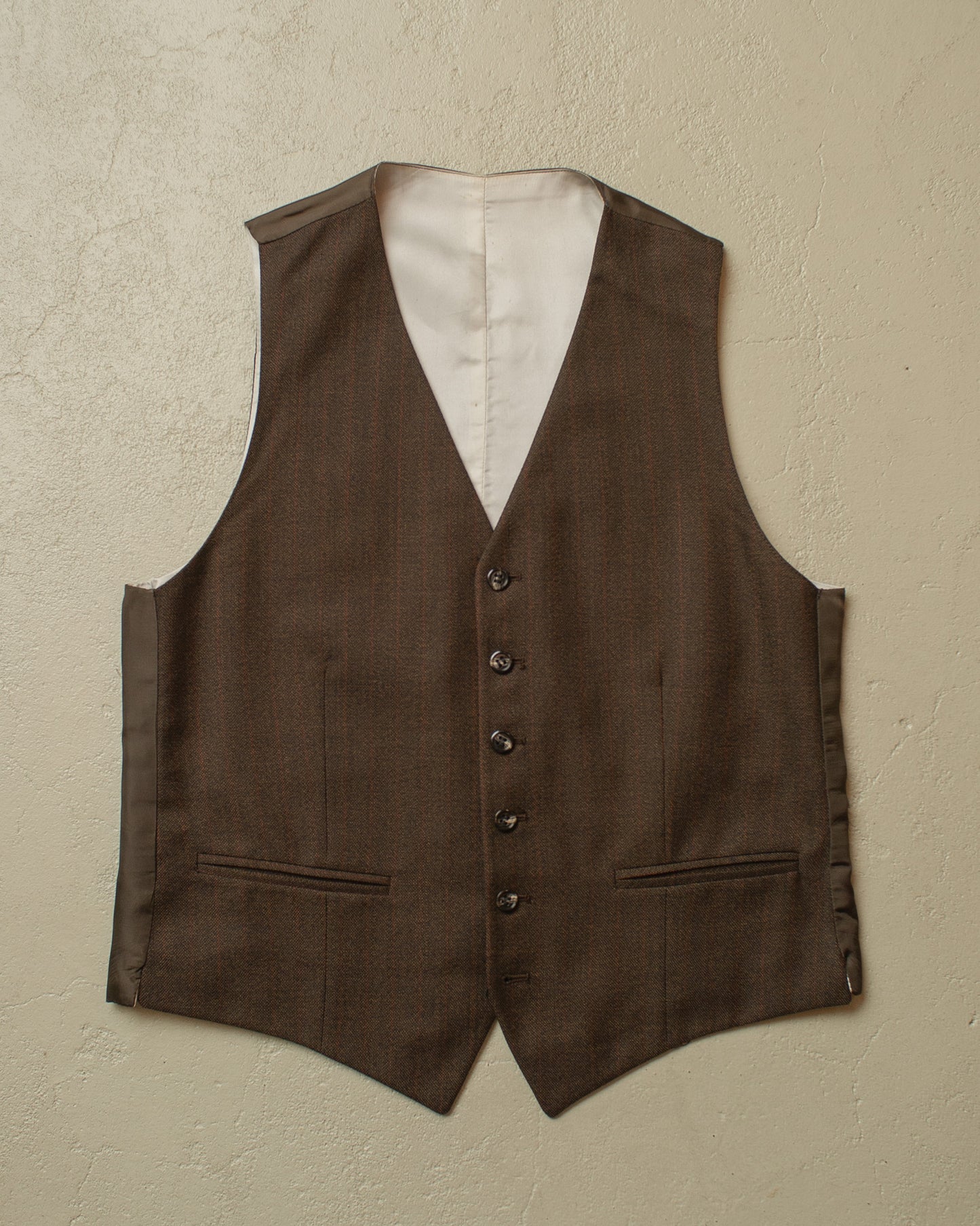 1960s CundA Three Piece Suit brown - M