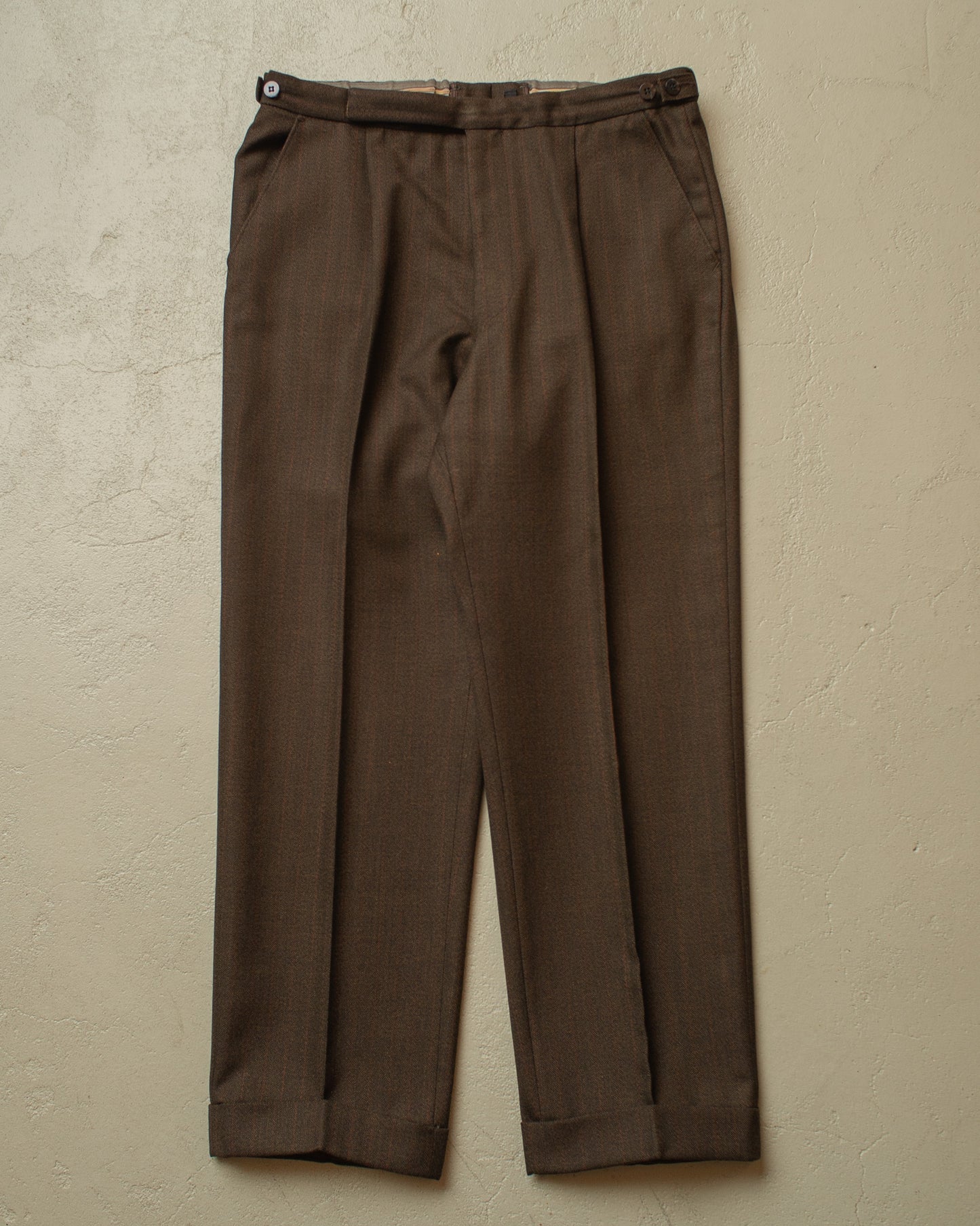 1960s CundA Three Piece Suit brown - M
